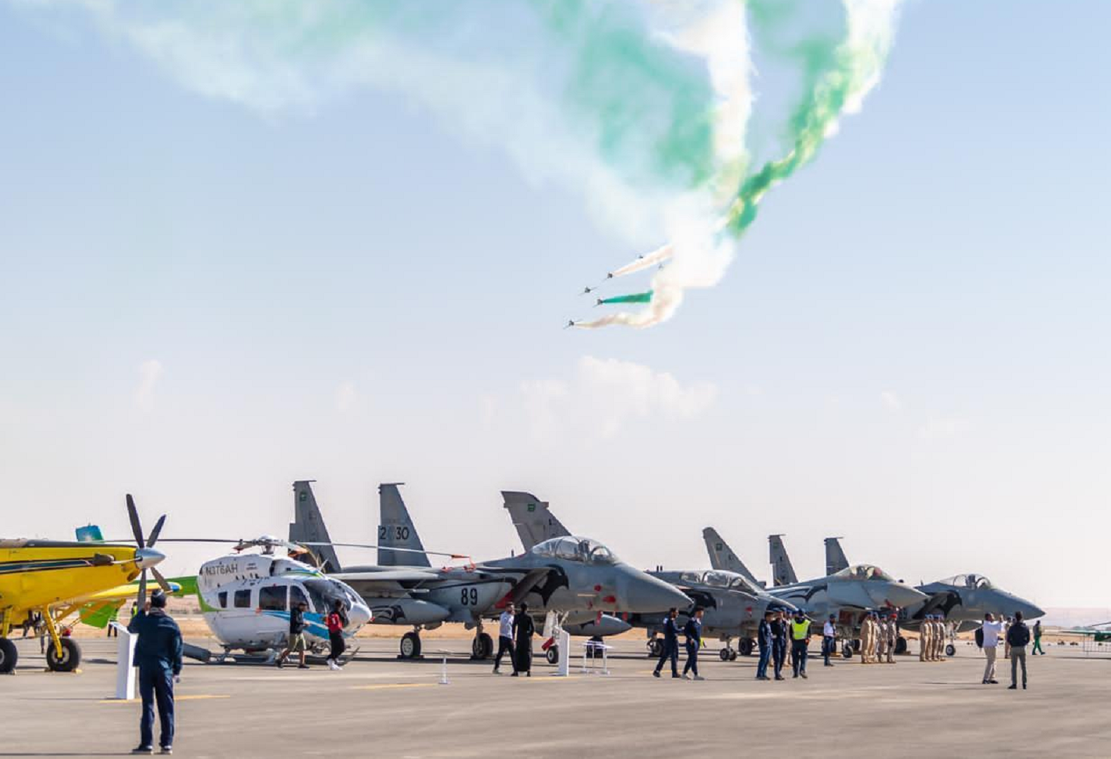 صورة بعنوان: فيروس كورونا يتسبب بتأجيل المعرض الدولي للطيران والفضاء بالسعودية 