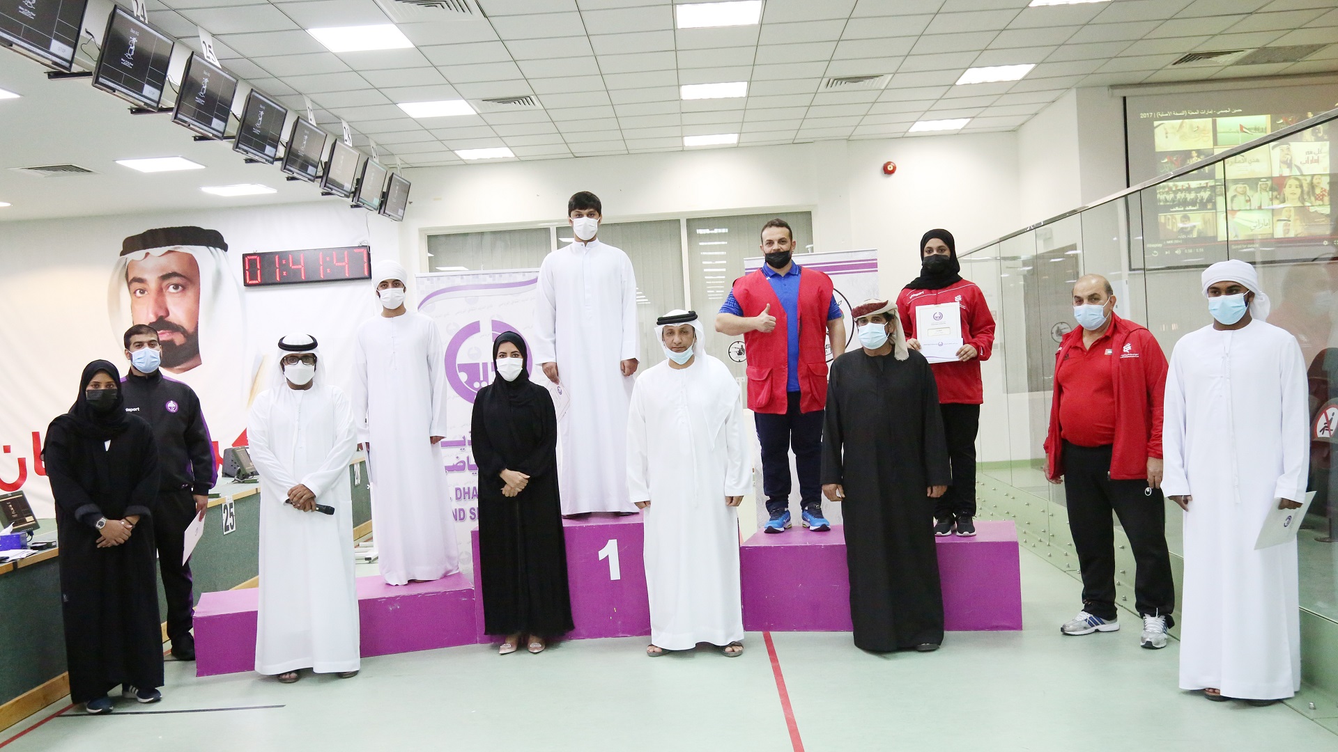 Image for the title: Al Dhaid Club concludes 13th air shooting championship 