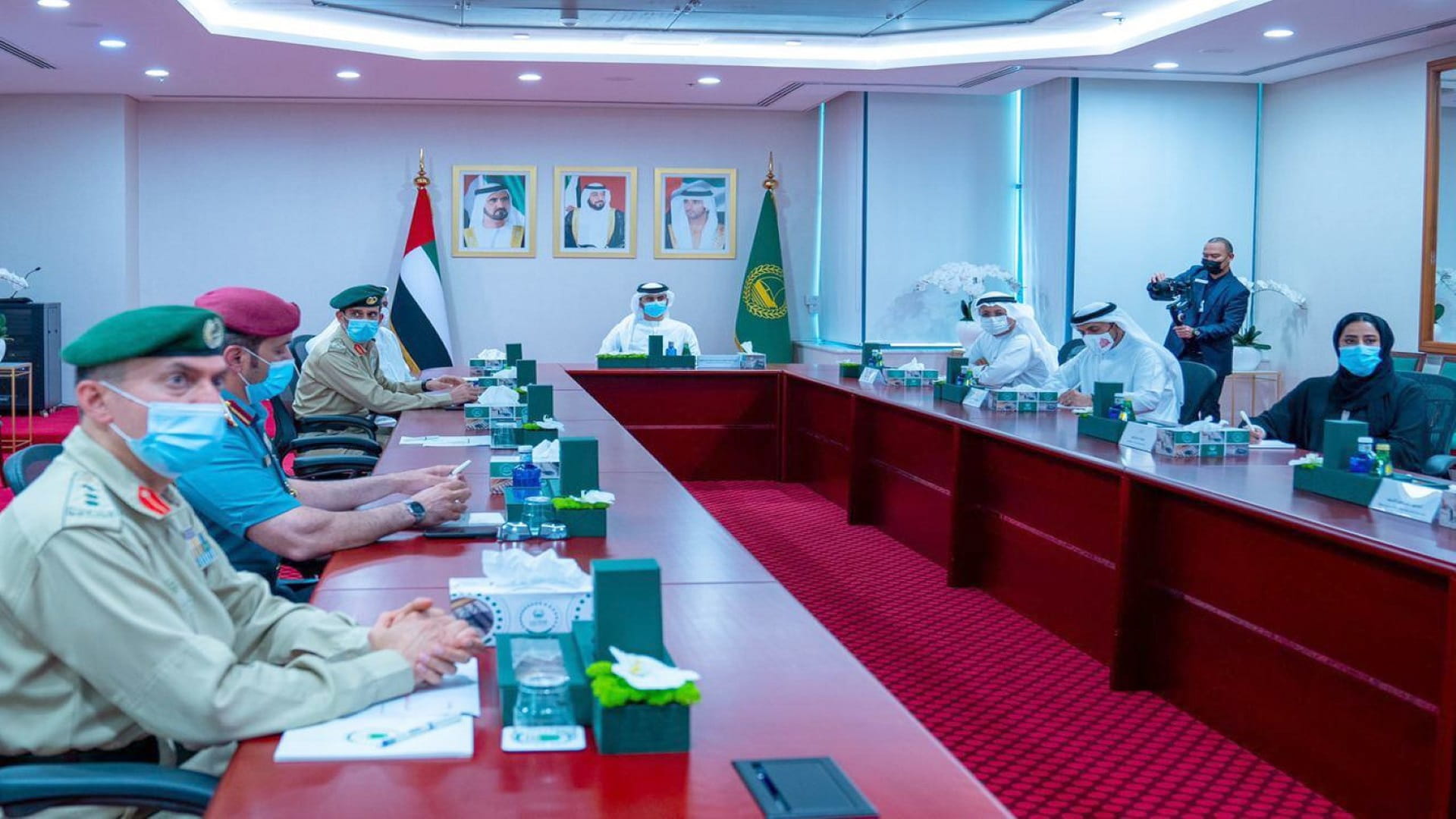 Image for the title: Mansoor bin Mohammed chairs Dubai CDM Supreme Committee meeting 