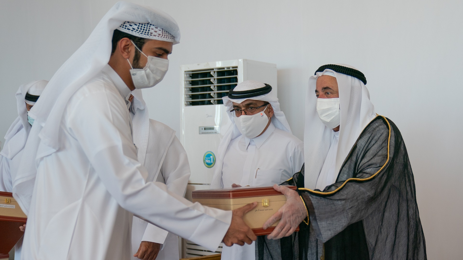 Image for the title: Sharjah Ruler inspects Soor Kalba building project 