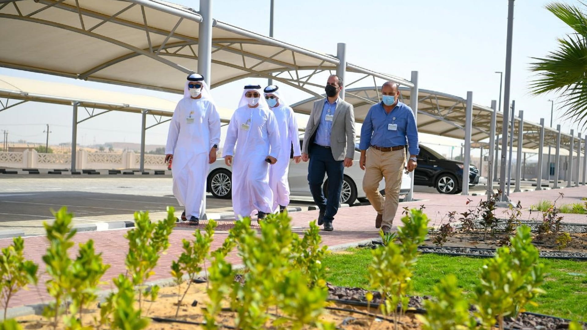 Image for the title: SM completes agricultural work in GDRFA’s new building 