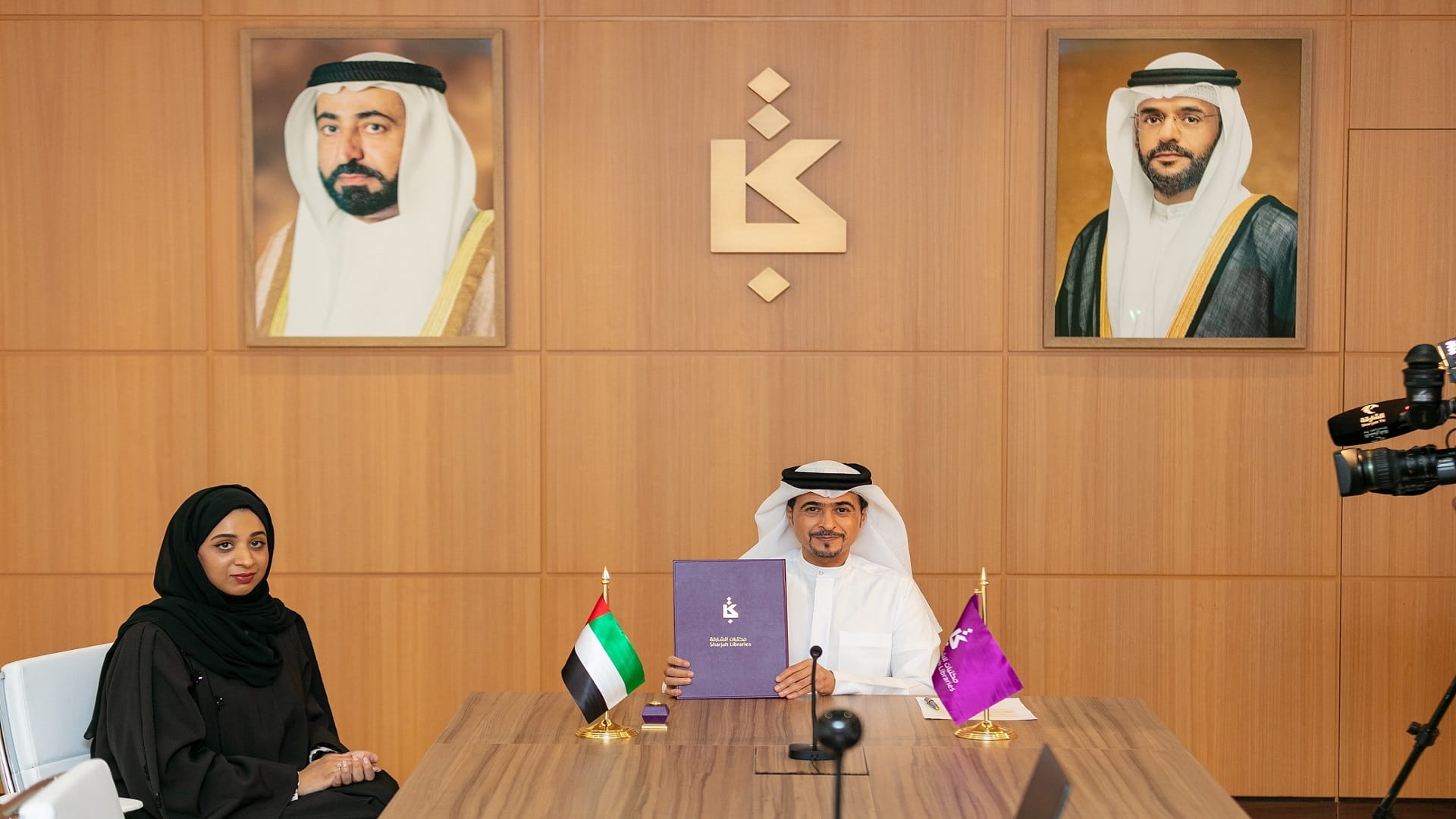 صورة بعنوان: مكتبة الشارقة توقع اتفاقية مع الوكالة الإسبانية للتعاون الإنمائي  