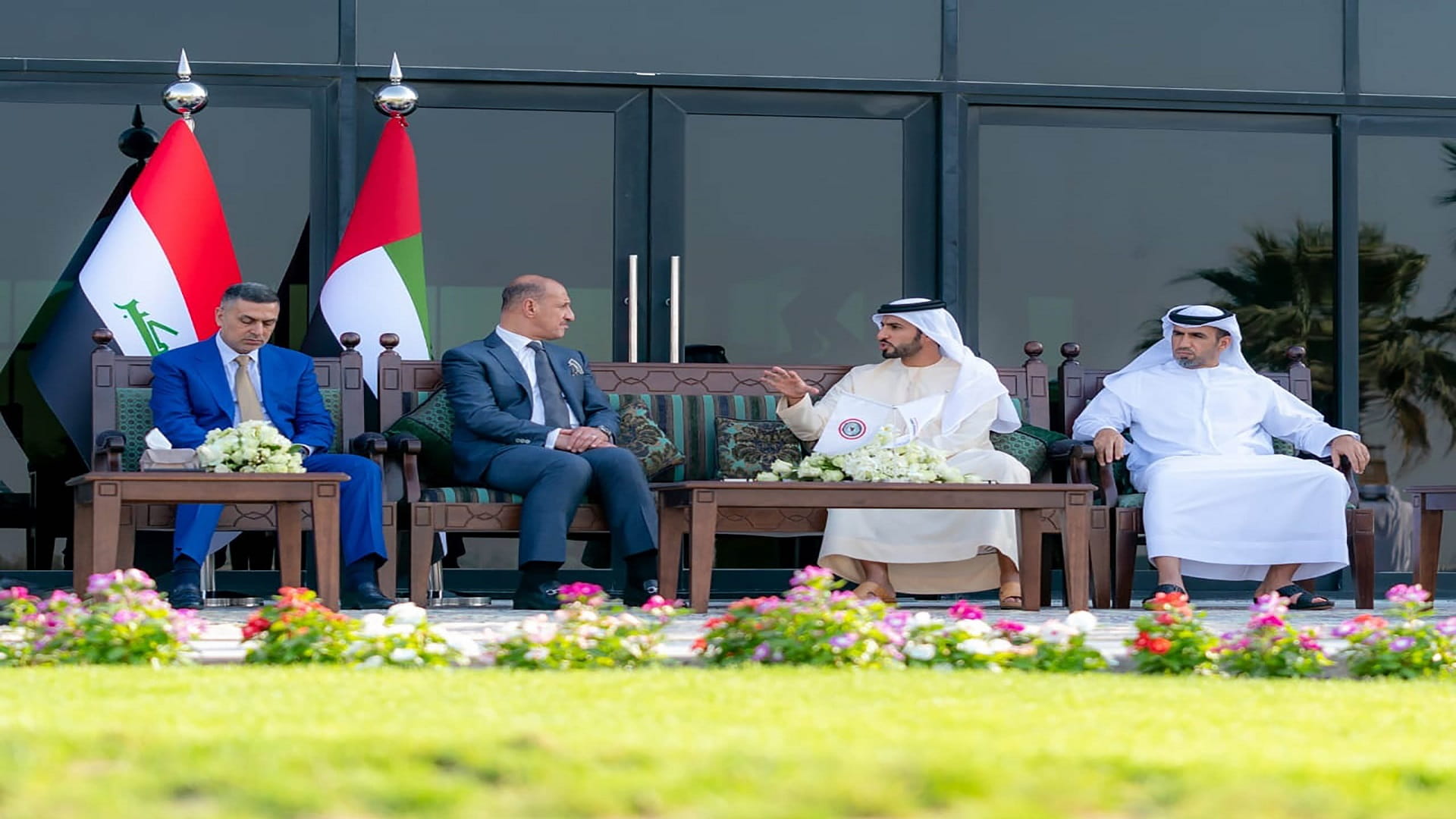 Image for the title: UAEFA Chairman, Iraqi Minister discuss AlBasra to host Gulf Cup 