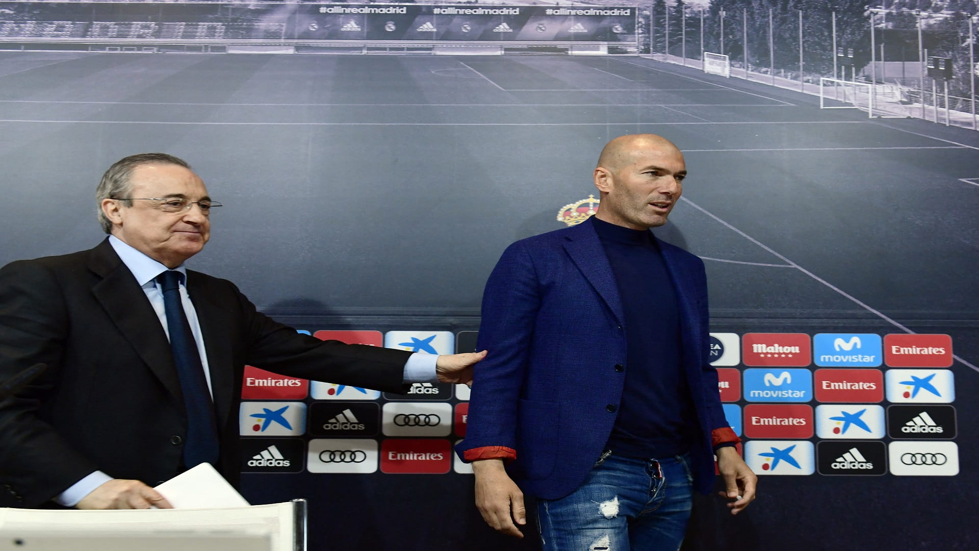 صورة بعنوان: مدرب ريال الإسباني: لست بحاجة للدفاع عن رئيس النادي بيريز  