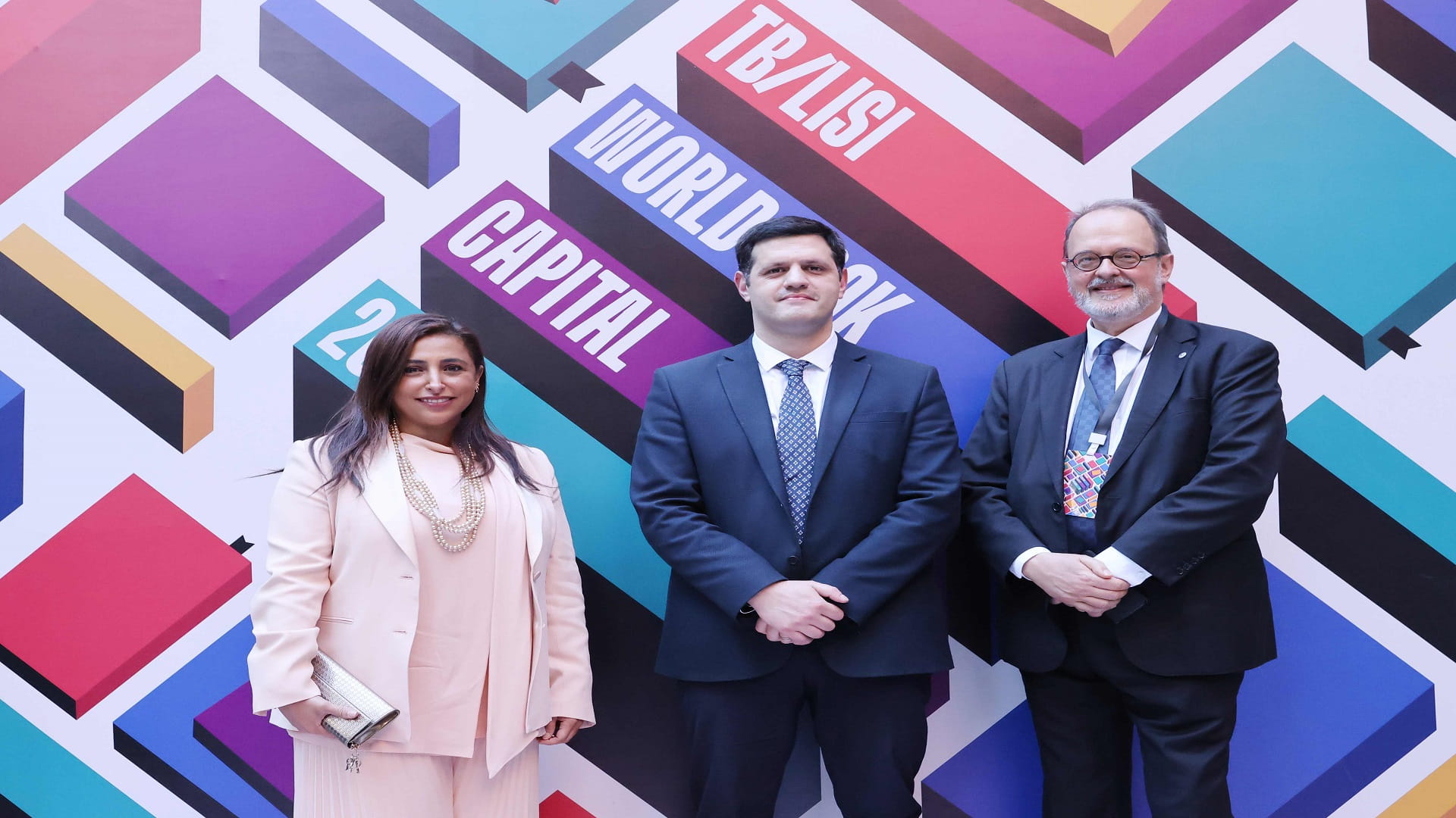 Image for the title: IPA leadership in Tbilisi for UNESCO Book Capital 2021 handover 