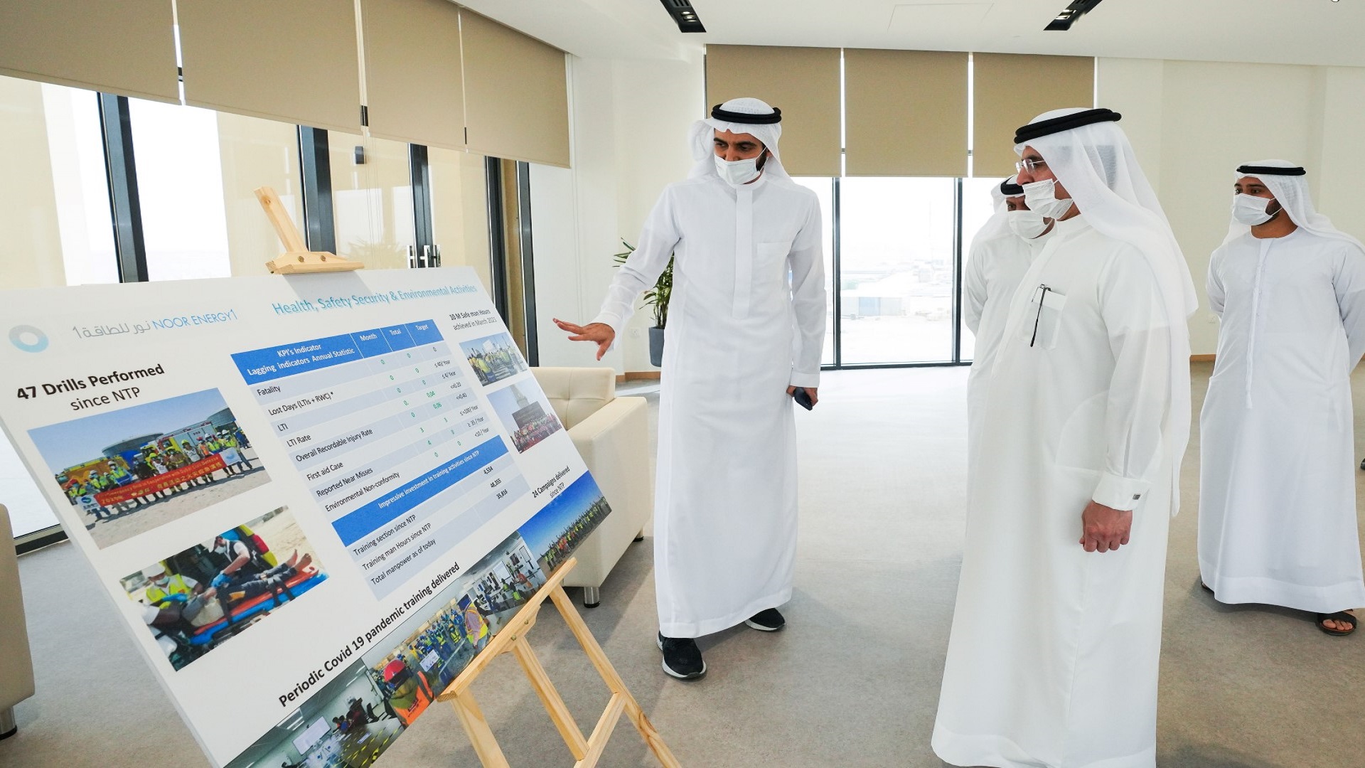 Image for the title: Al Tayer inspects work progress at 4th phase of MBR Solar Park 