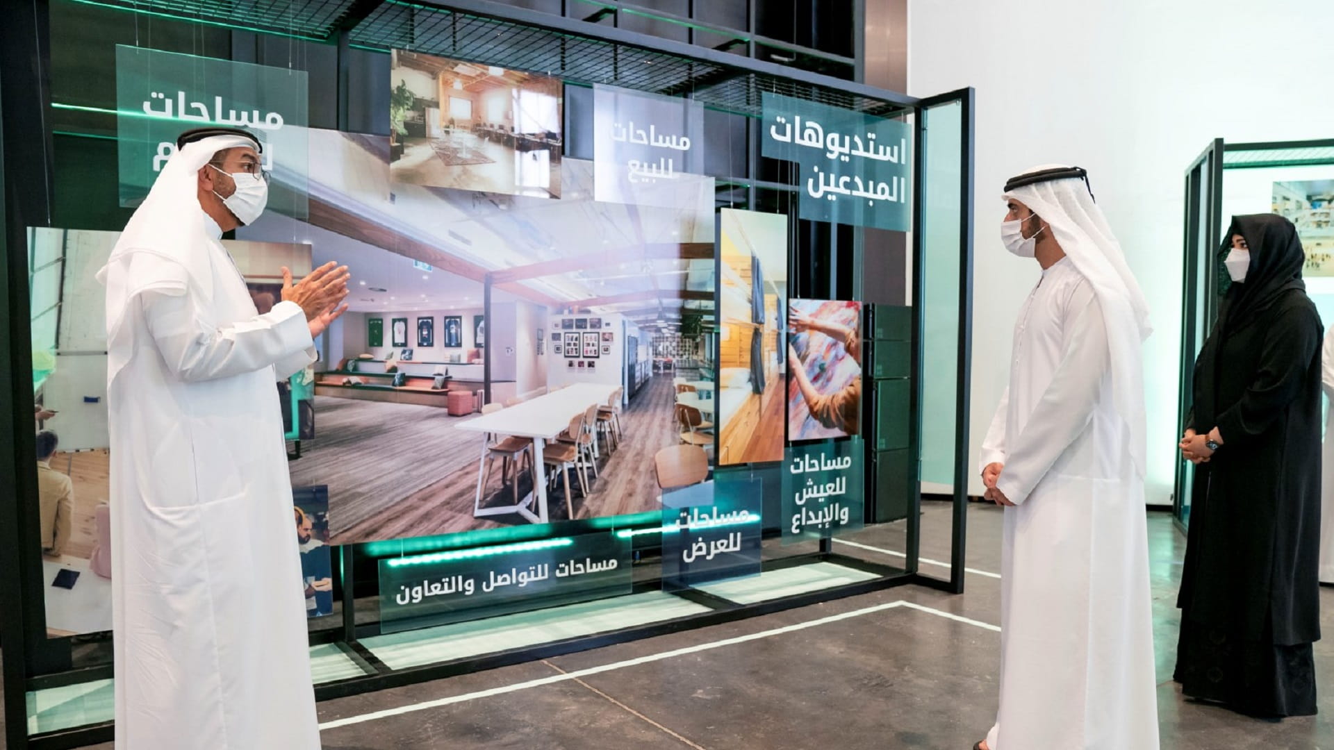 صورة بعنوان: حمدان بن محمد يطلق مشروع منطقة القوز الإبداعية 