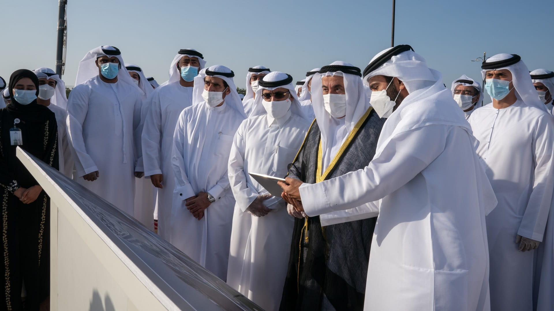 Image for the title: Sharjah Ruler inaugurates heritage mosque square in Kalba 