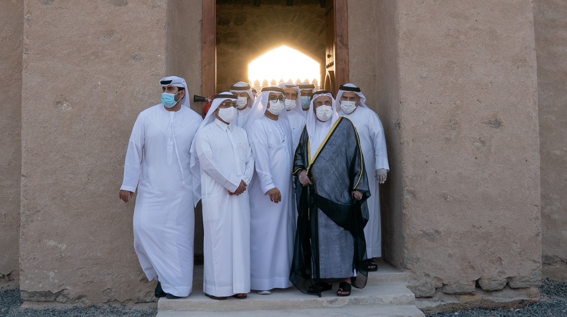 Image for the title: Sharjah Ruler opens Khor Kalba Fort, reviews design of museum 