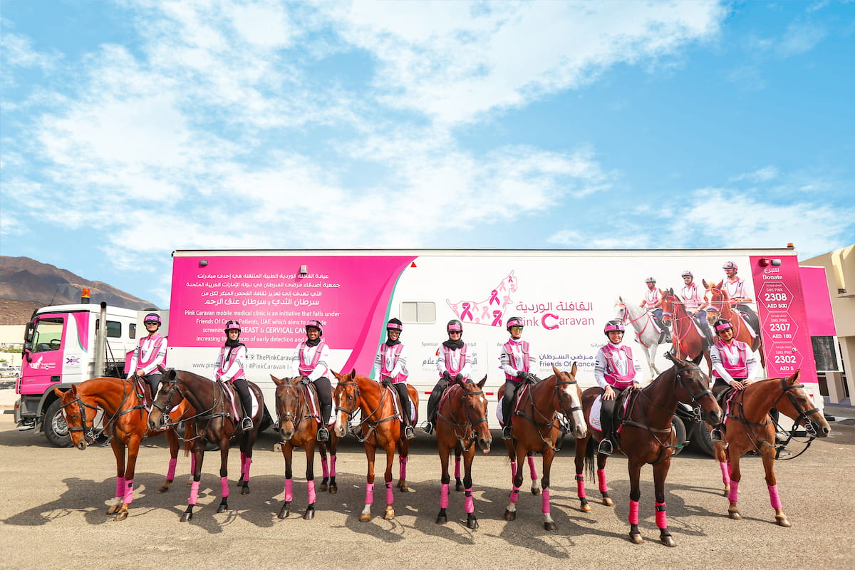 Image for the title: Pink Caravan Ride postponed to fourth quarter of 2021 