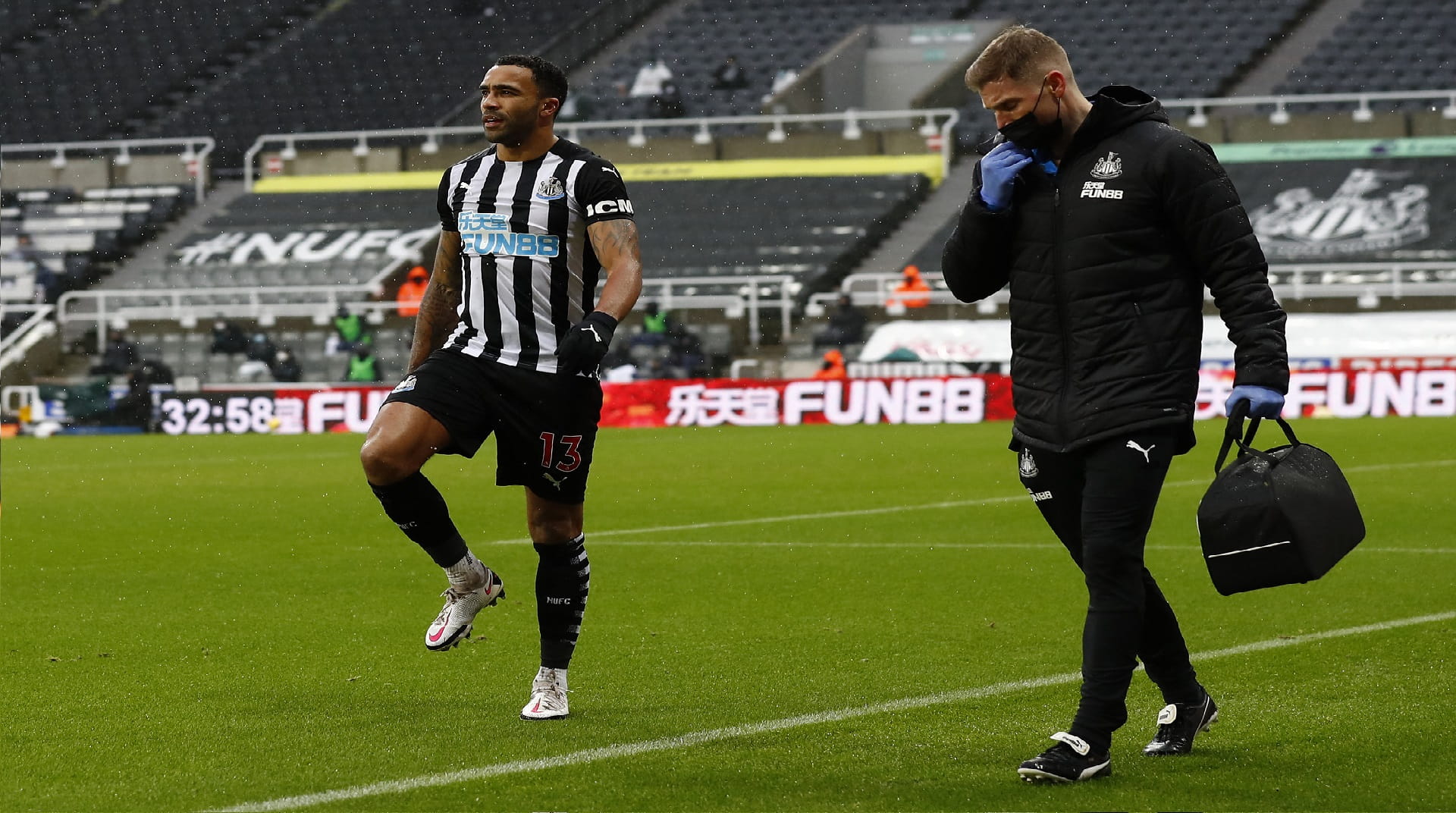 صورة بعنوان: نيوكاسل الإنجليزي يخسر خدمات كالوم ويلسون شهرين 