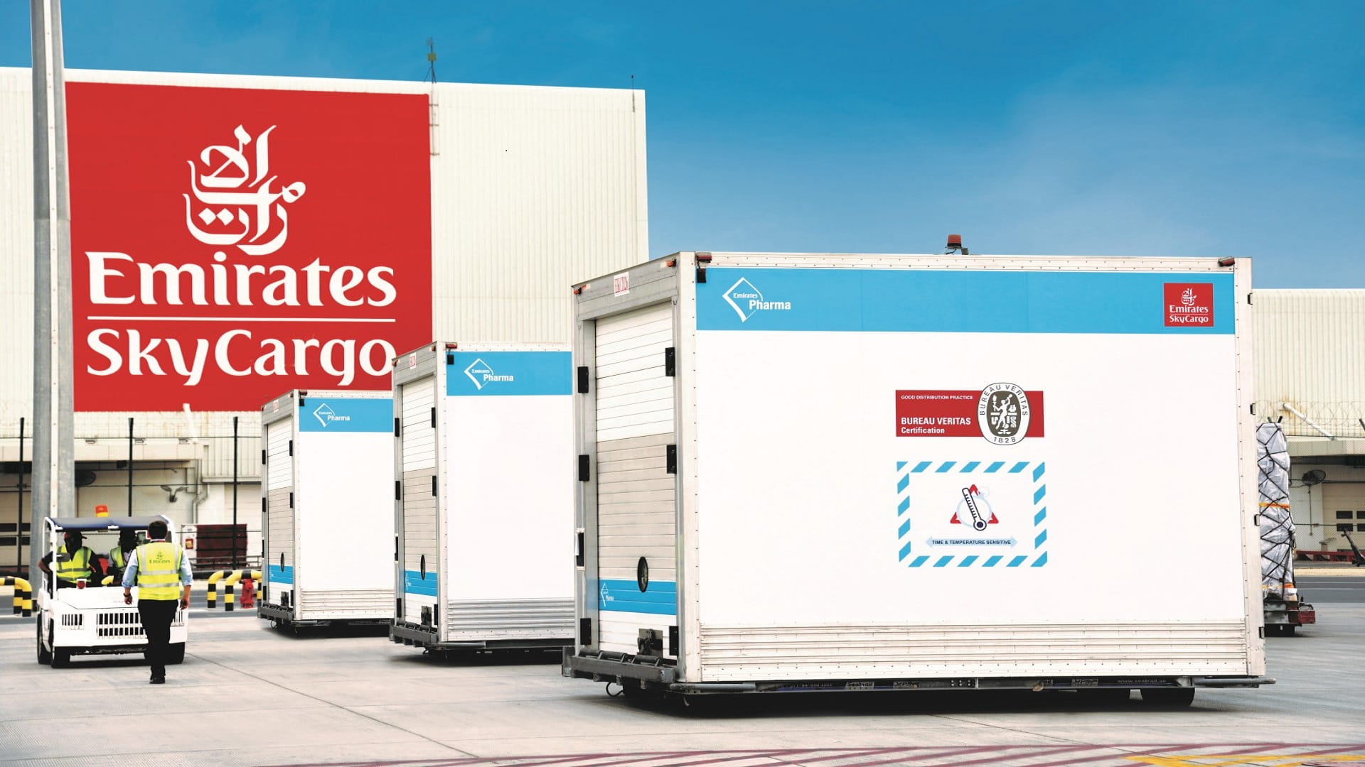 صورة بعنوان: "طيران الإمارات" تخطط لنقل لقاحات كورونا لدول العالم بشكل يومي 