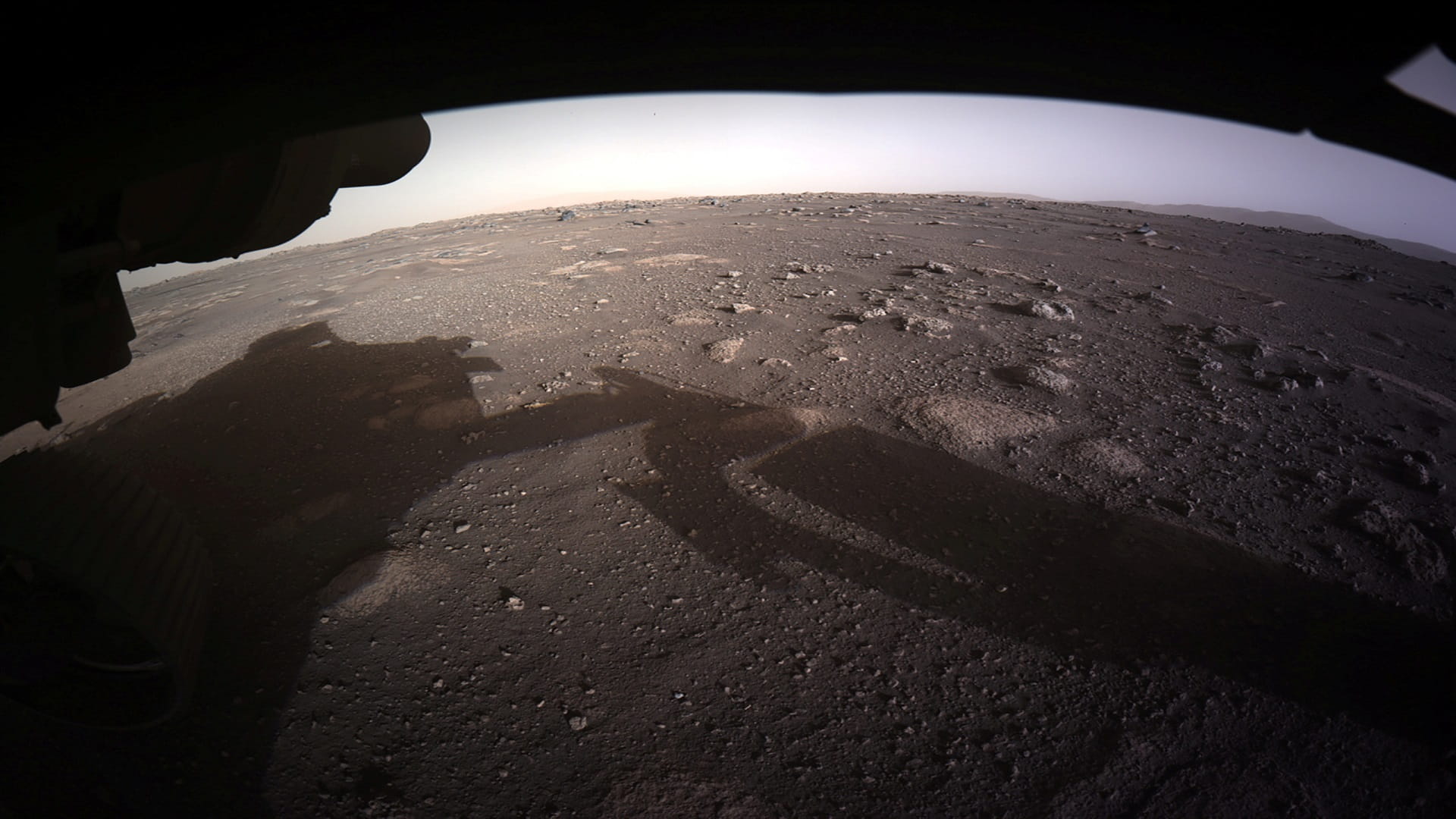 Image for the title: NASA's Perseverance rover beams back spectacular new images 