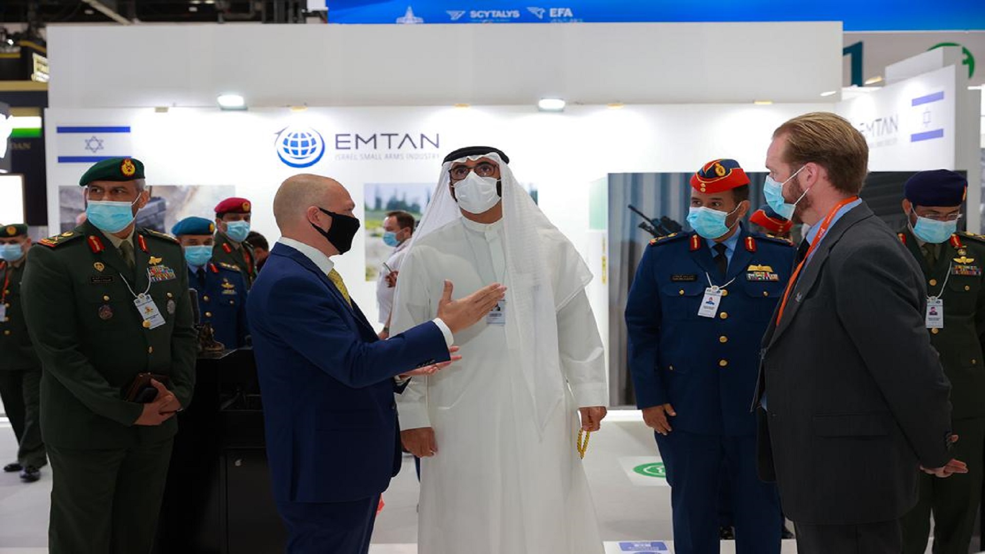 Image for the title: Al Bowardi continues tours of IDEX 2021 