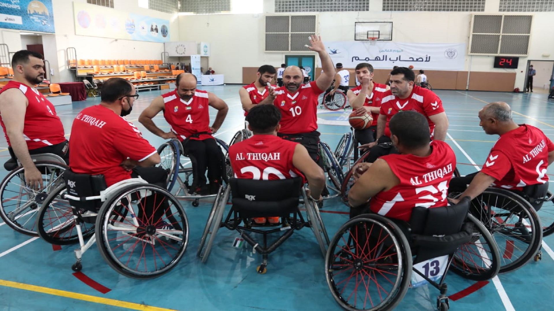 صورة بعنوان: فوز مستحق لسلة الثقة على نادي العين للمعاقين بنتيجة 61-38 