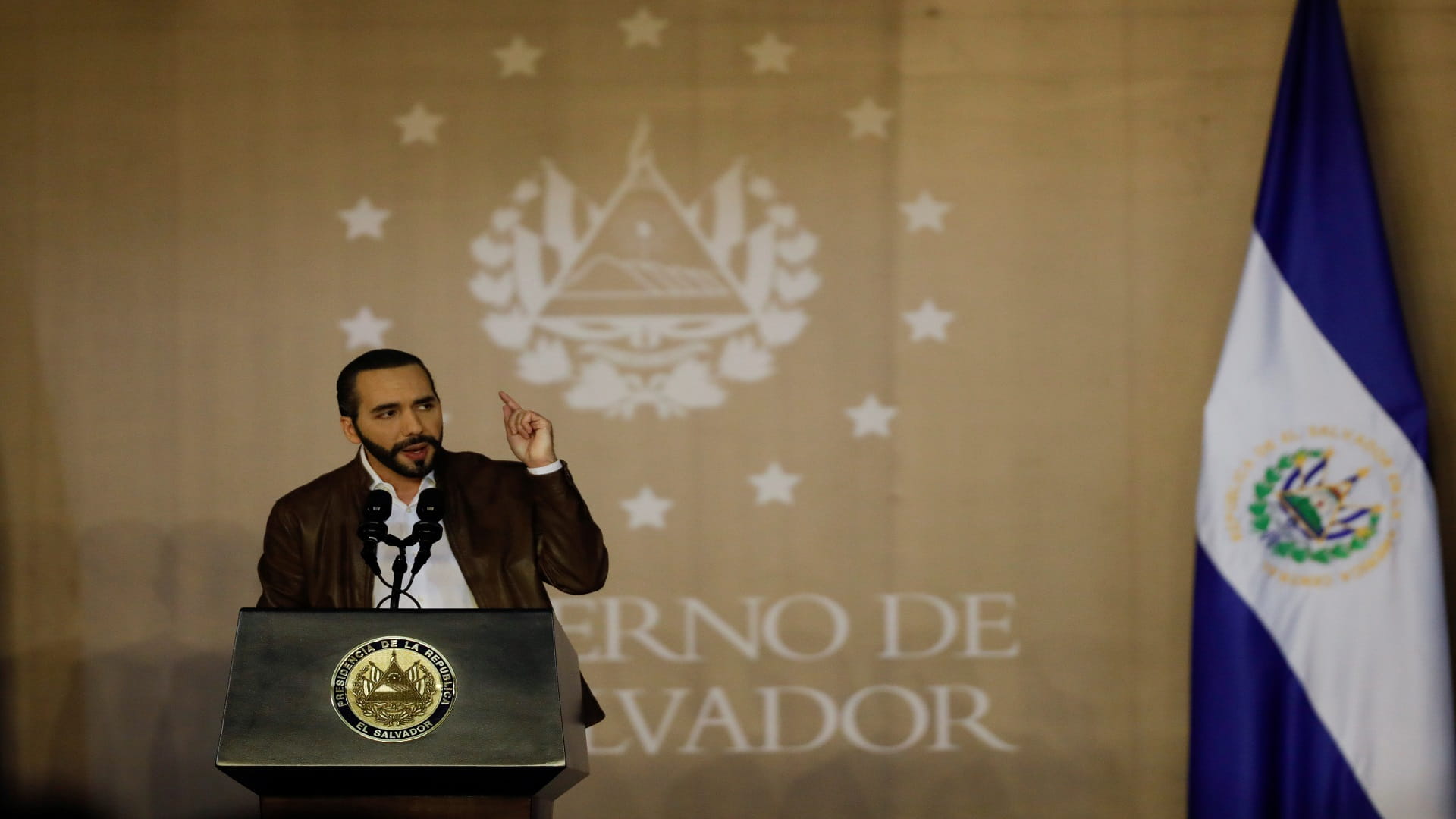 Image for the title: El Salvador's Bukele poised for majority in mid-term votes 
