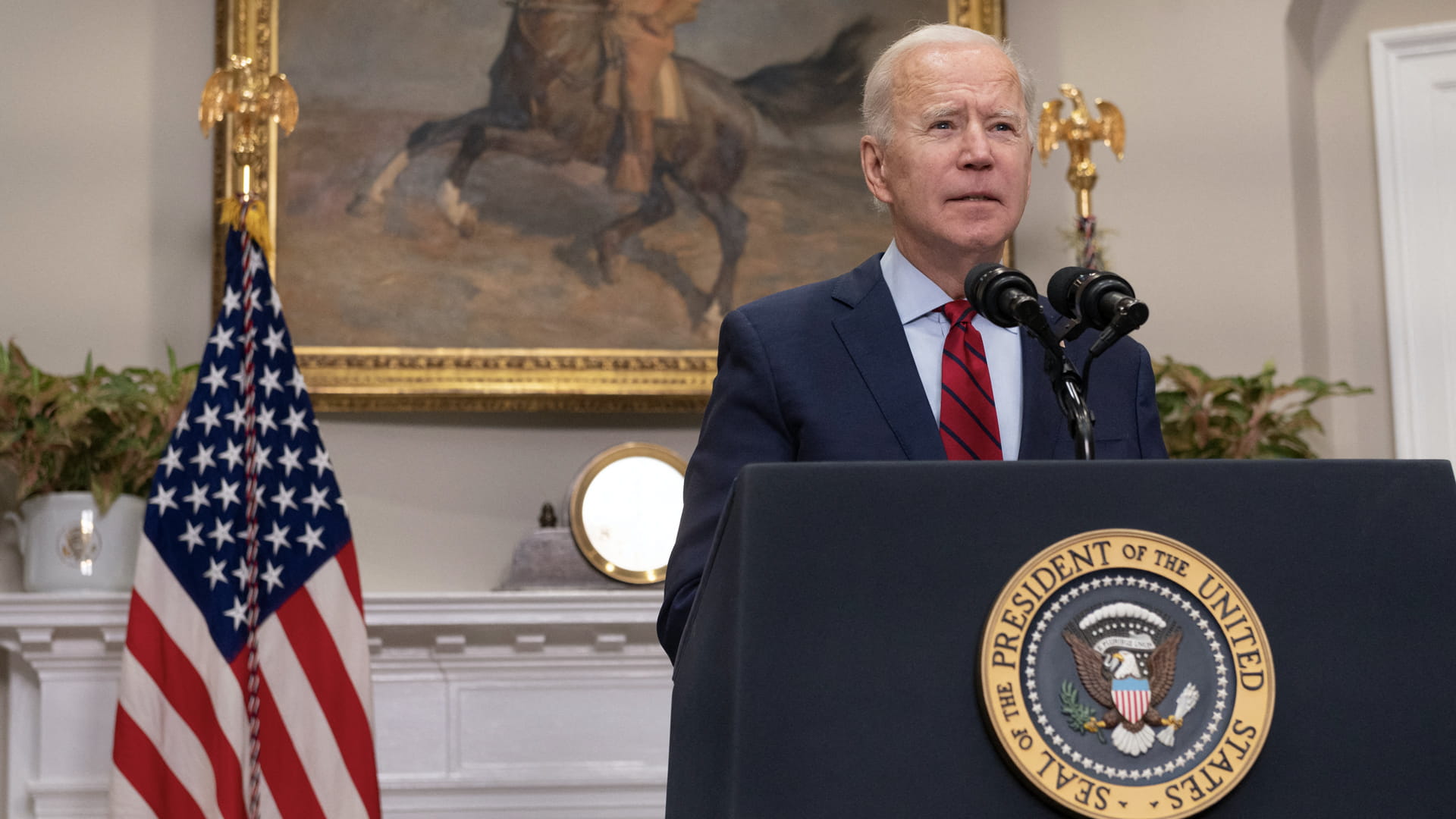 صورة بعنوان: بانتصار تشريعي...مجلس النواب الأميركي يقر خطة بايدن لمواجهة كورونا 