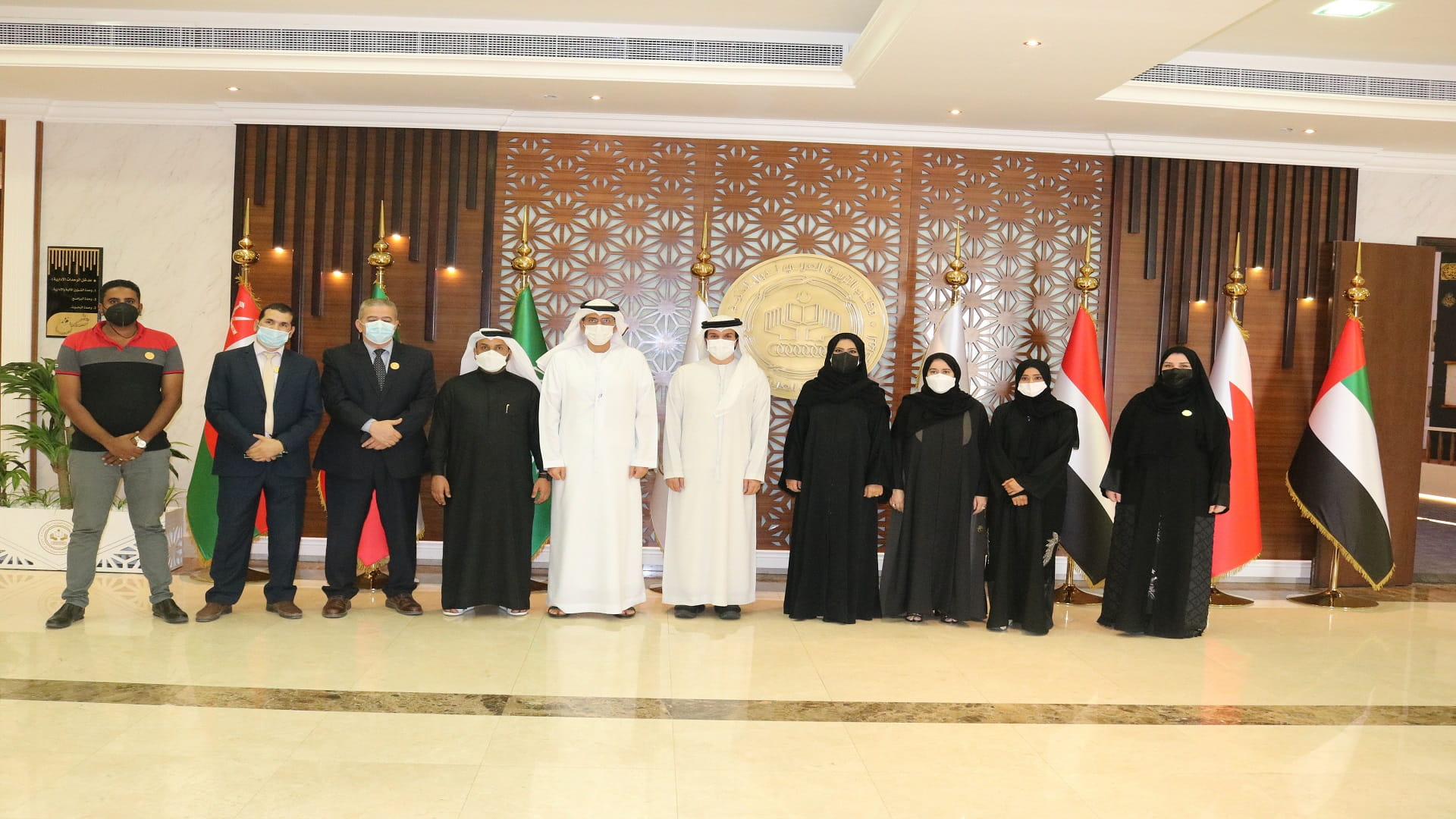 Image for the title: SCC Committee visits Educational Center for the Arabic language  