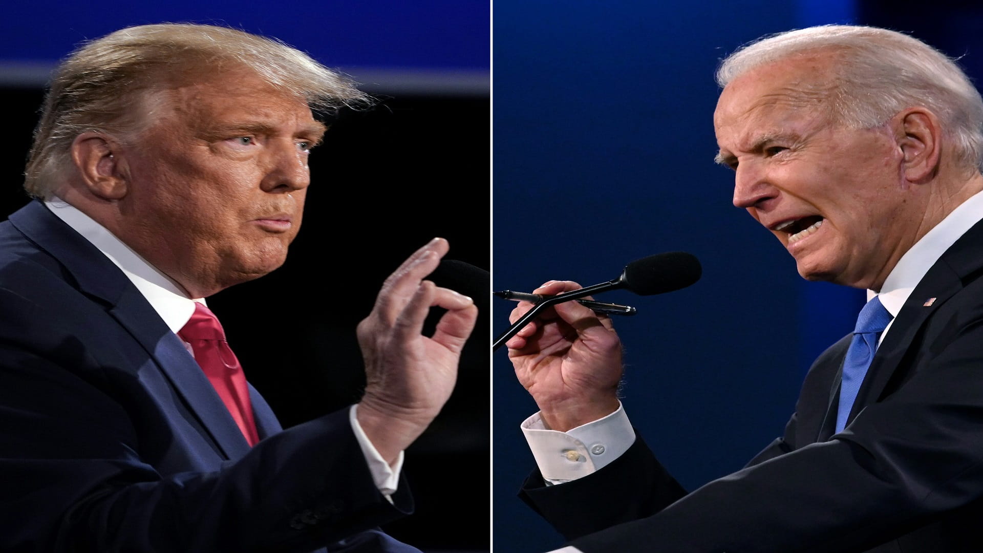 Image for the title: Trump, Biden campaign in Georgia for crucial Senate races 