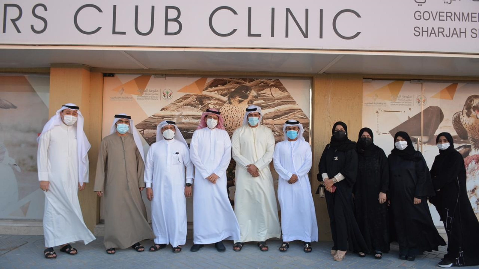Image for the title: SCC’s committee visits Camel Racing, Falconers Club in Sharjah  