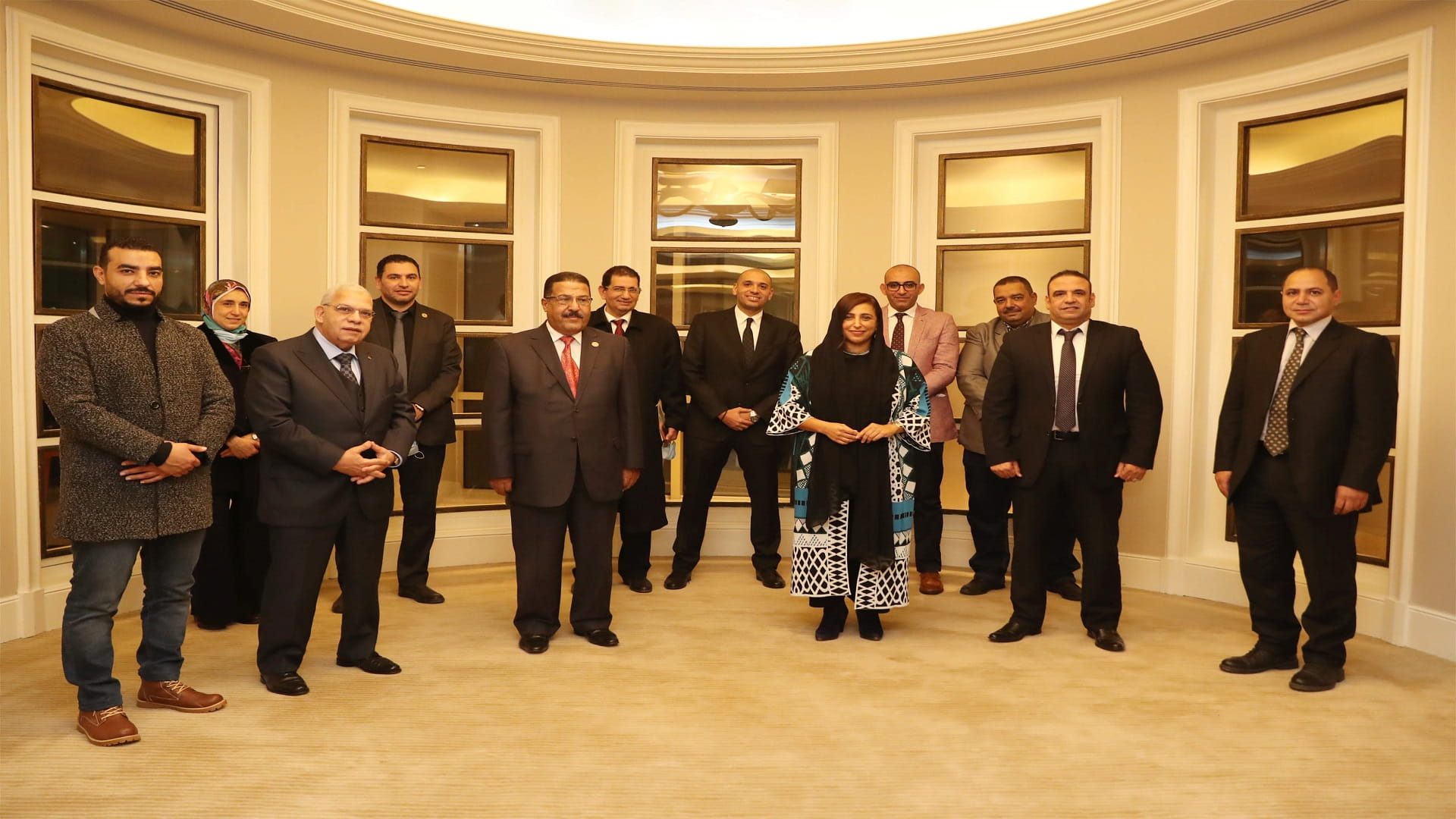 Image for the title: Bodour Al Qasimi meets members of Arab publishing associations 