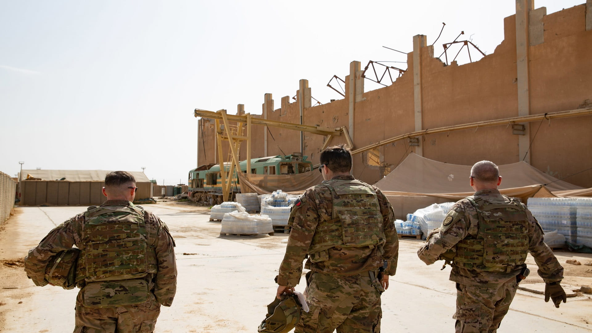Image for the title: US troop levels cut to 2,500 each in Afghanistan and Iraq 
