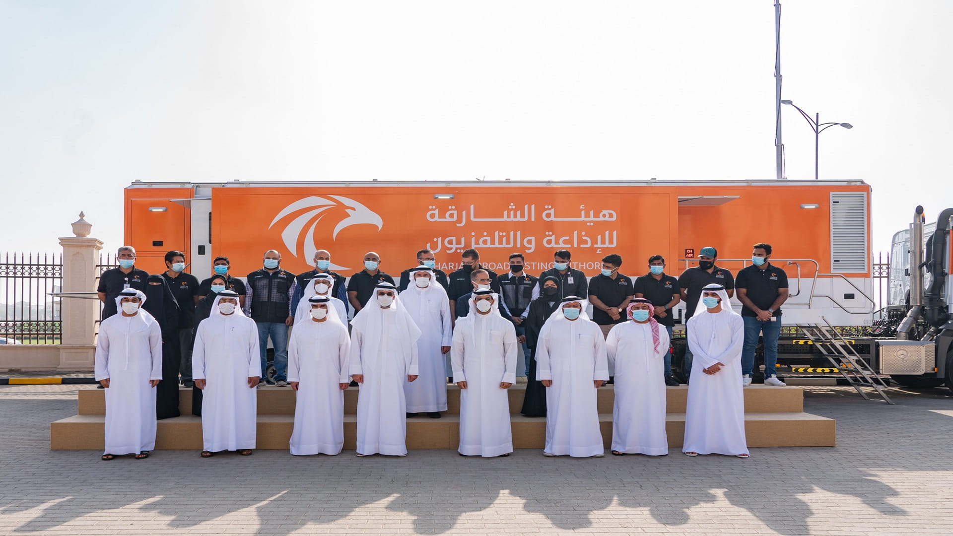 Image for the title: Sharjah CP inaugurates SBA's Production truck 