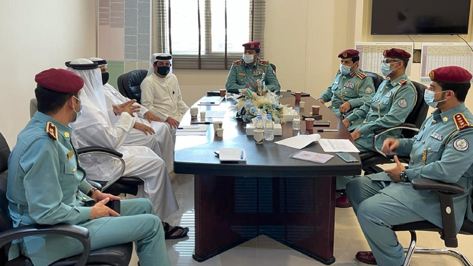 Image for the title: SPRC receives a delegation from TRENDS Research and Advisory 