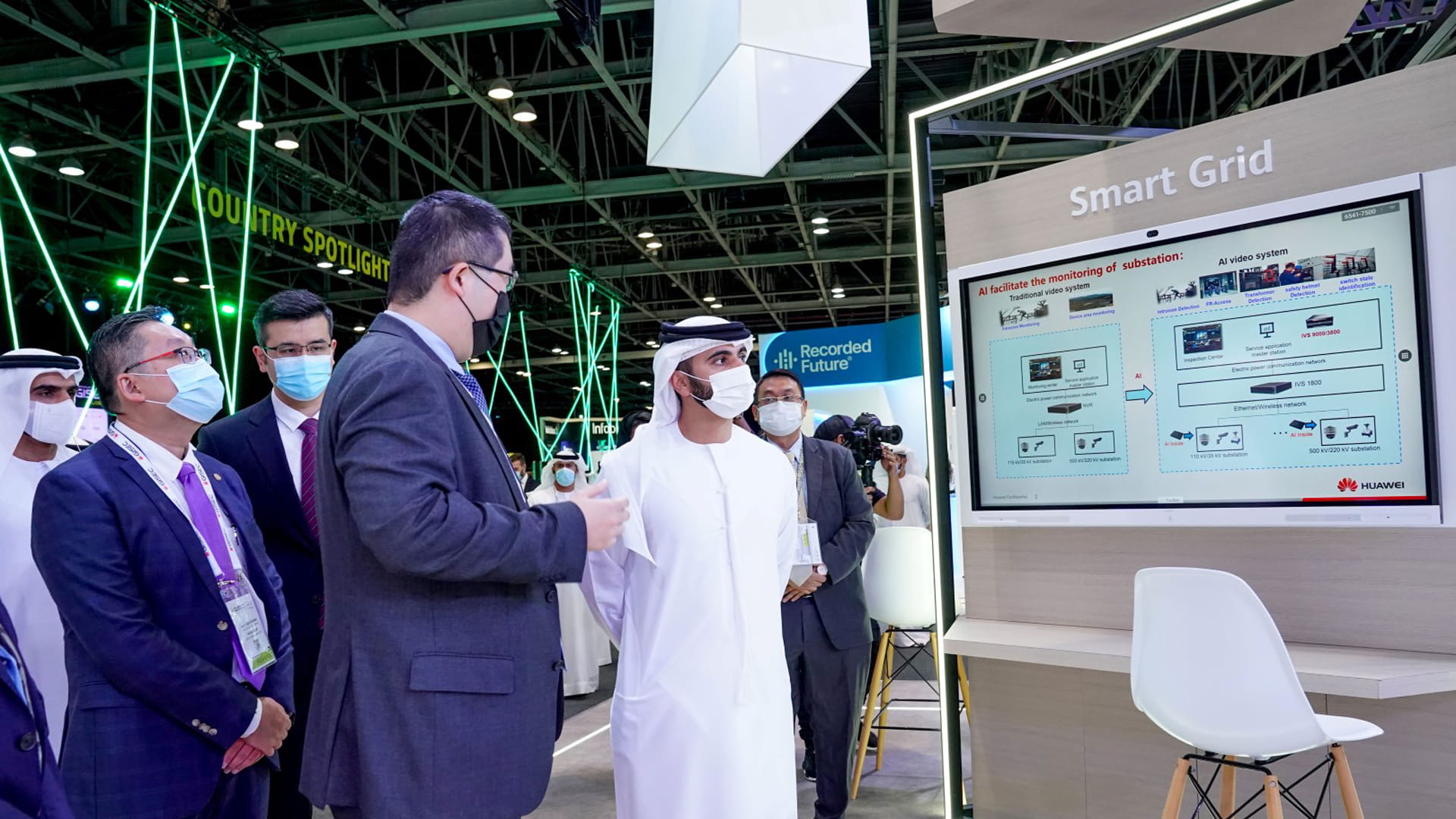 Image for the title: Mansour bin Mohammed opens GISEC 