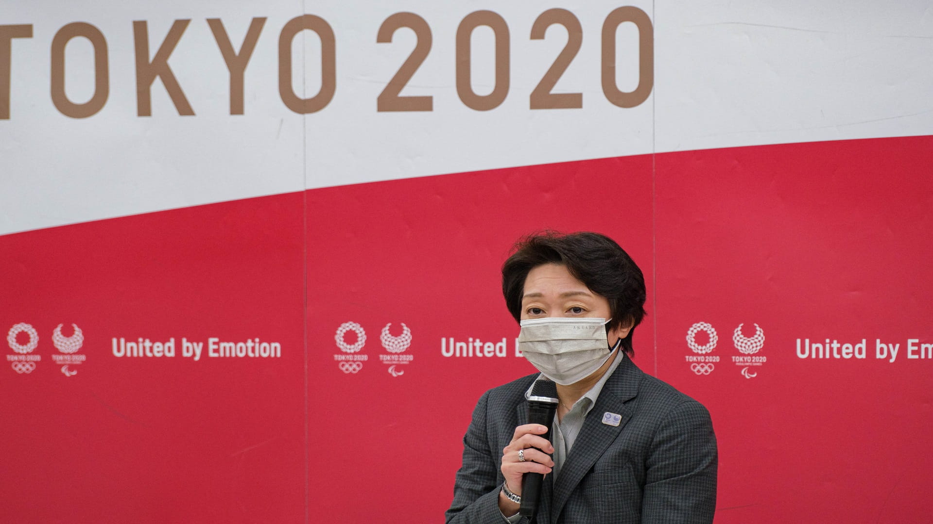 Image for the title: Tokyo 2020 chief rules out delay despite pandemic fears 