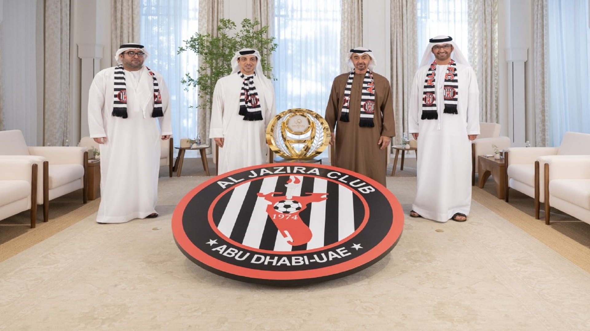 Image for the title: AD CP congratulates Al Jazira's win of Arabian Gulf League 