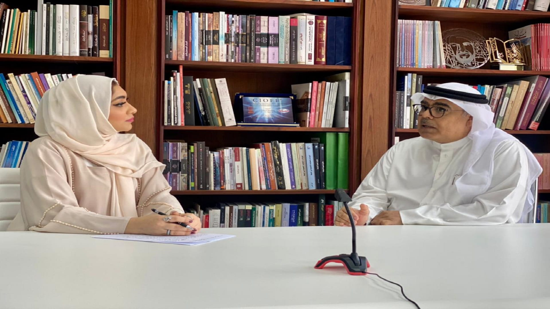 صورة بعنوان: عبد العزيز المسلم ضيفاً على "عبق الماضي" من دبا الحصن 