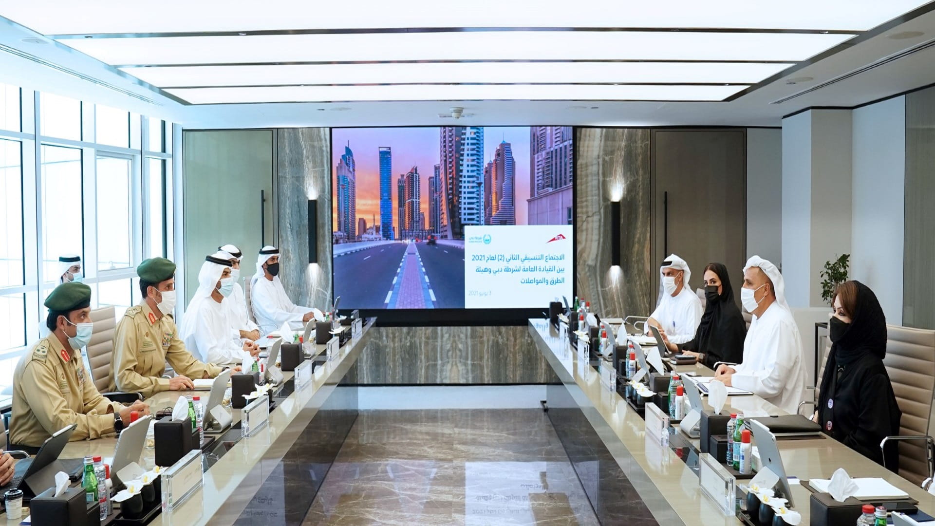 Image for the title: RTA, DP discuss operation of E-Scooter, Moped and street-lighting 