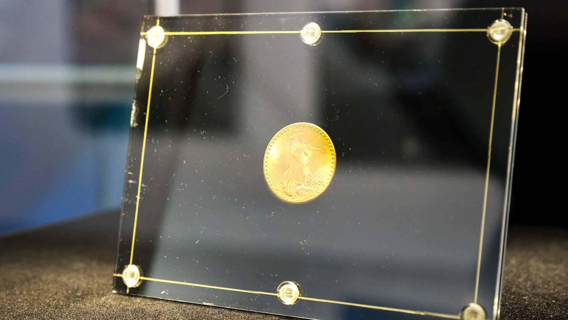 Image for the title: US gold coin sells for record $18.87 mn at Sotheby's auction 