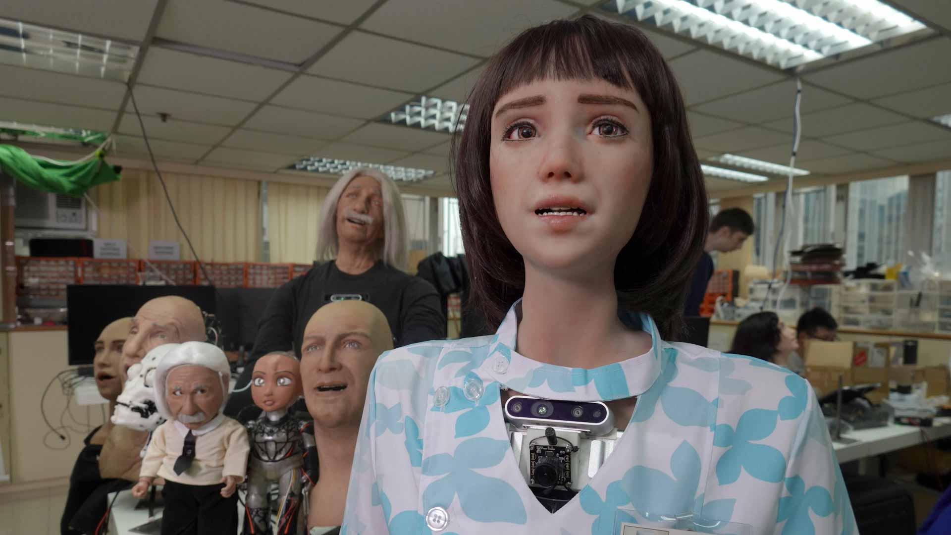 Image for the title: Meet Grace, the healthcare robot COVID-19 created 