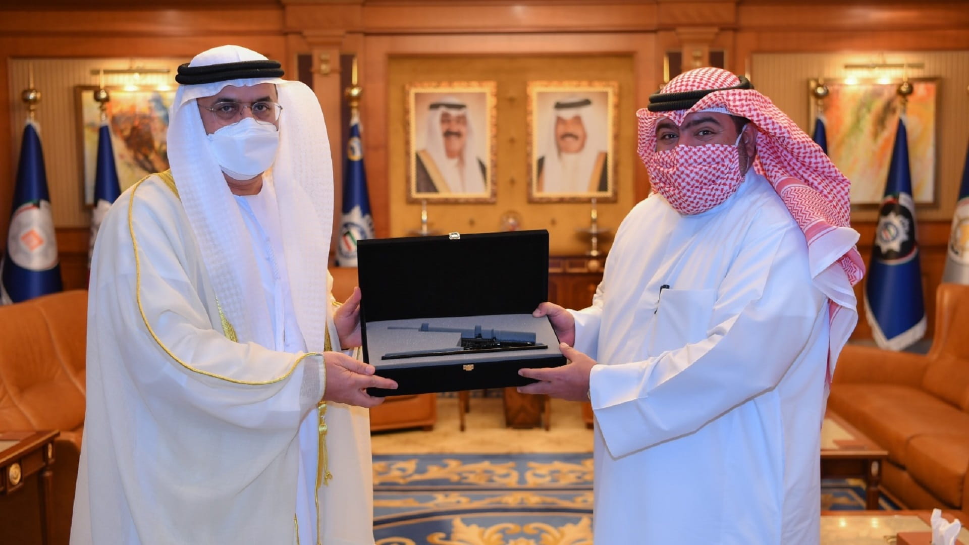 Image for the title: UAE Ambassador, Kuwaiti Interior Minister discuss cooperation 