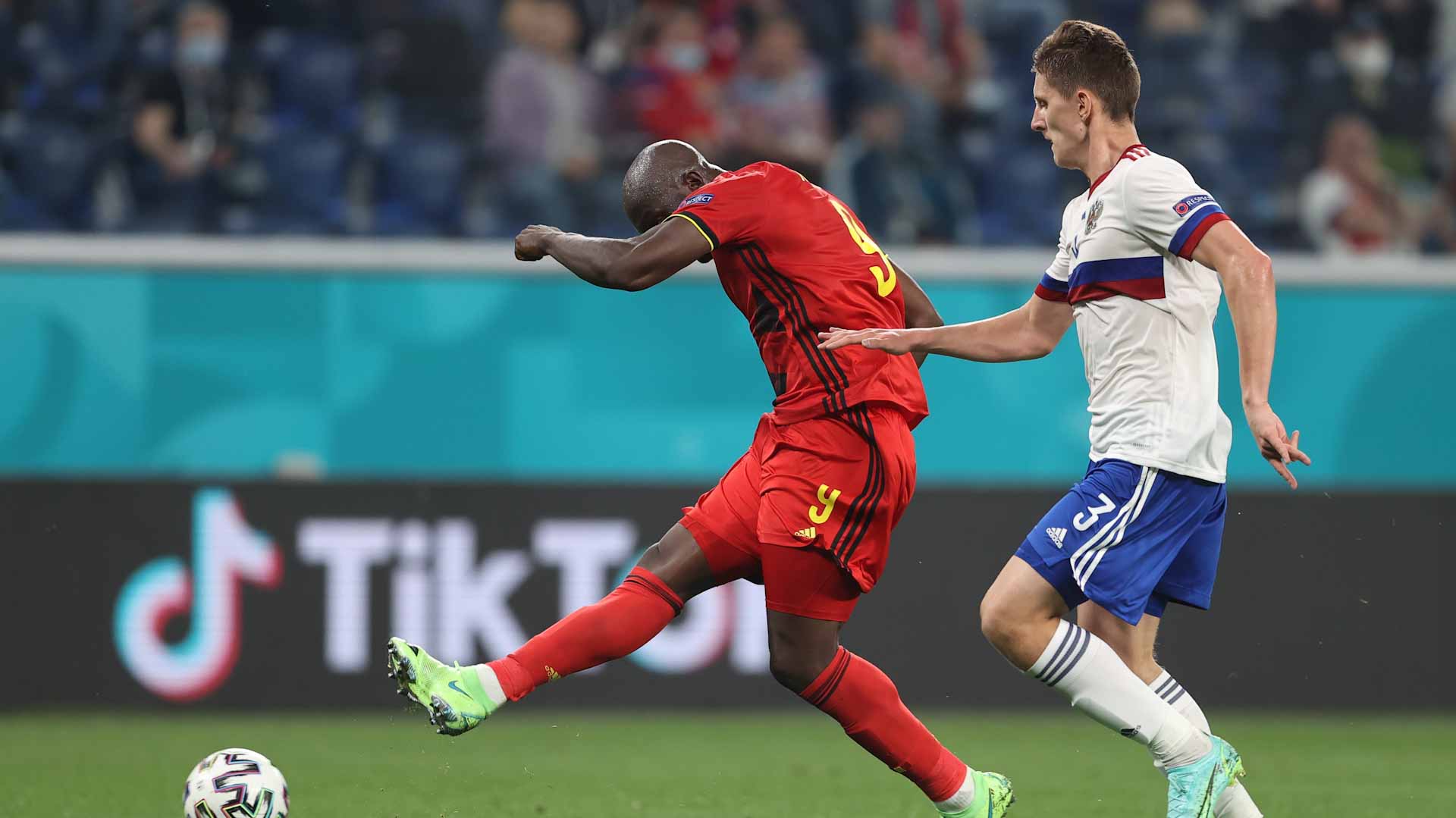 Image for the title: Belgium beat Russia in comfortable start to Euro 2020 