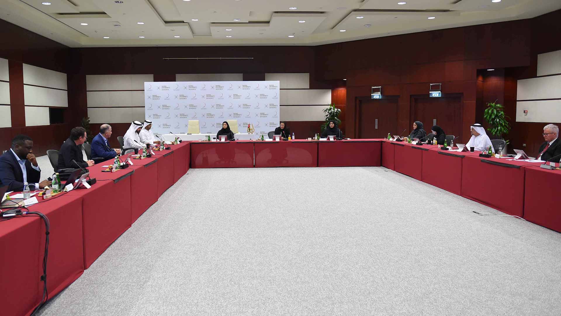 Image for the title: ZU reviews policies and procedures related to education  