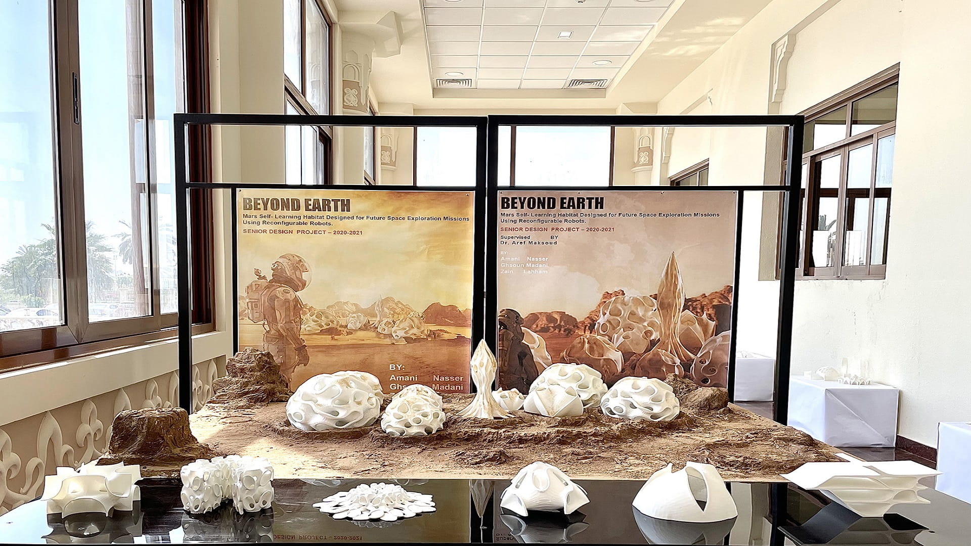 Image for the title: UoS’engineering students design a 3D habitat on Mars 