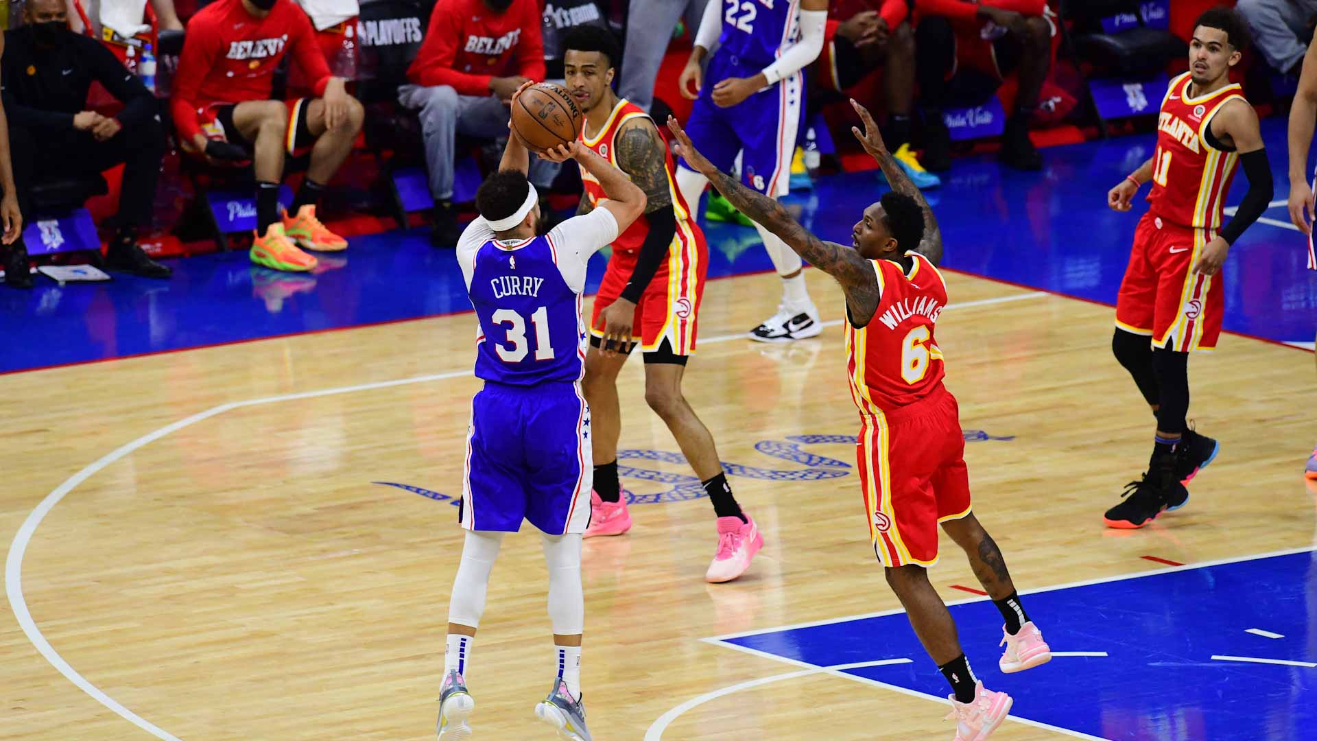 صورة بعنوان: أتالانتا يدنو من التأهل لنهائيات المجموعةالشرقيةبالسلة الأميركية  