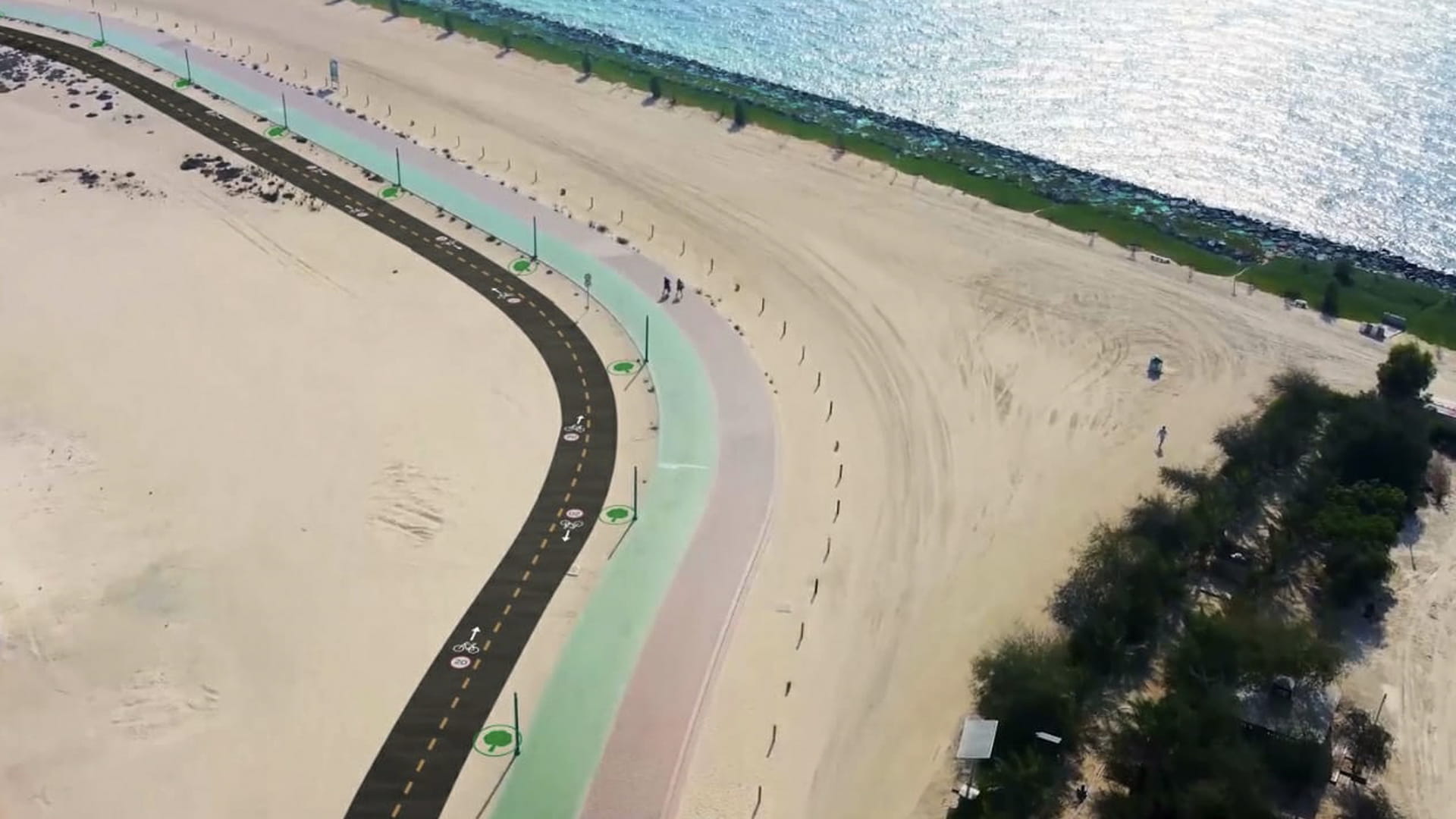 Image for the title: Dubai CP orders construction of 16-km cycling track 