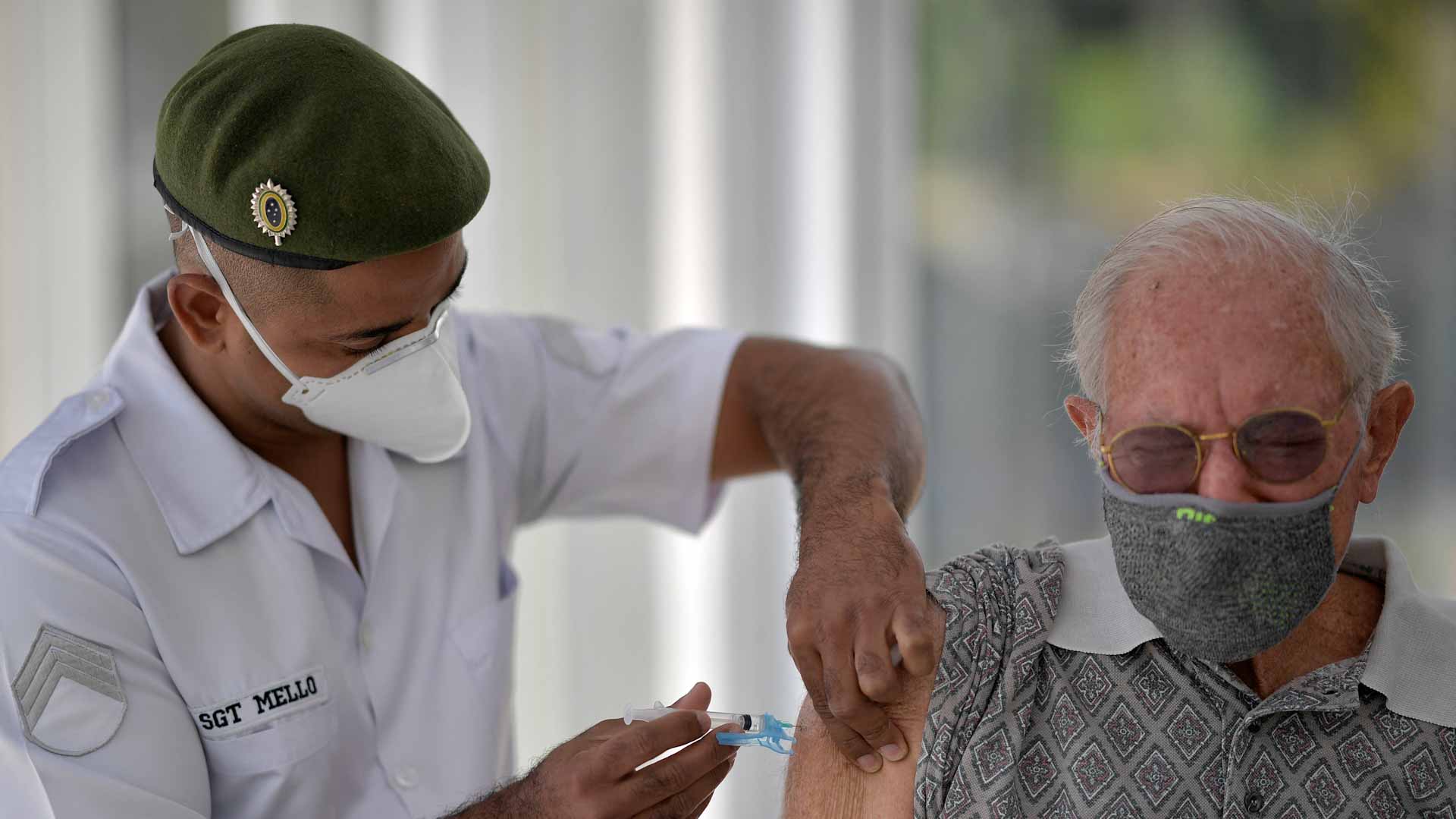 Image for the title: Brazil sets single-day record for coronavirus cases 