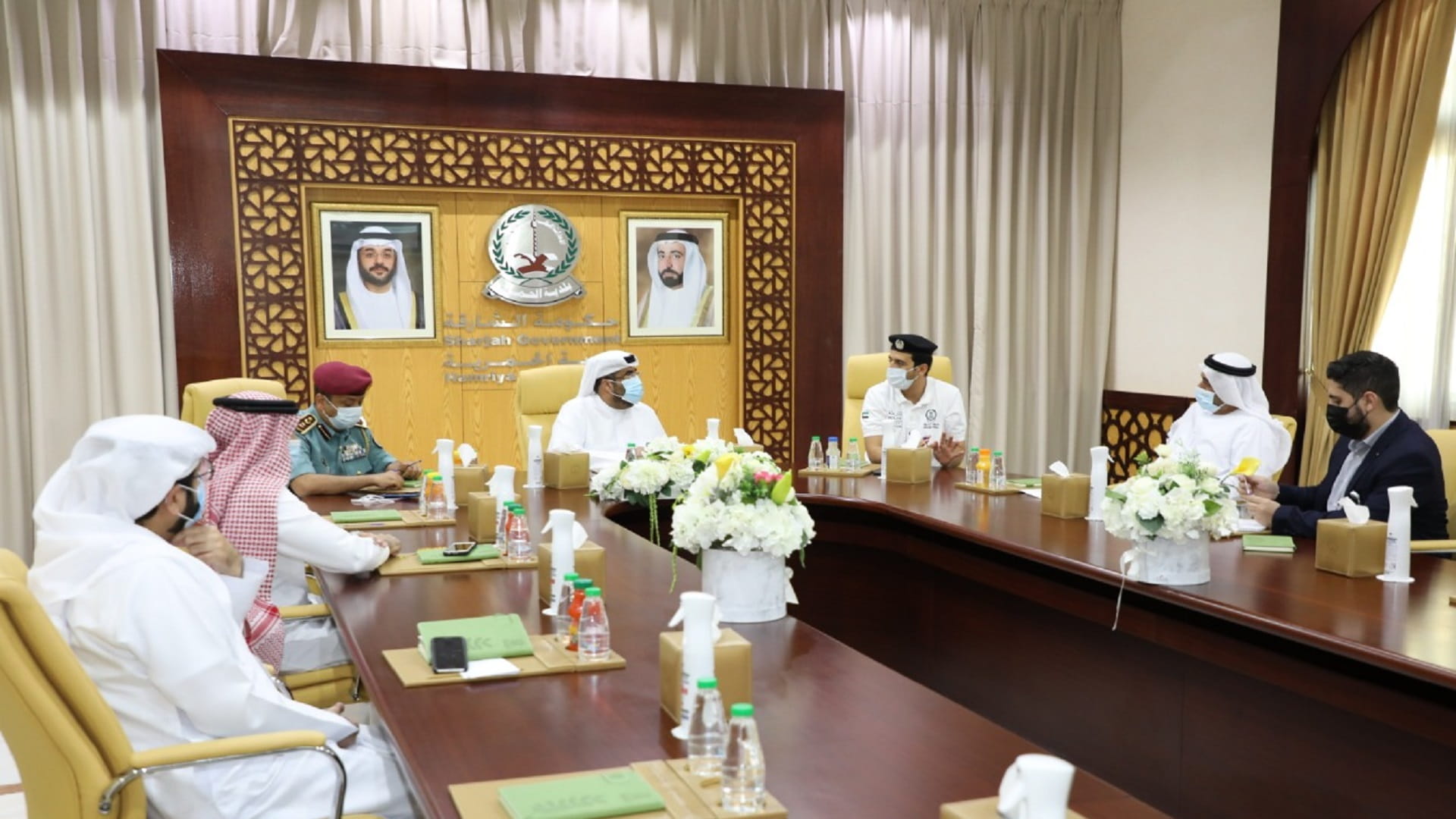 Image for the title: Al Hamriyah Municipality,SP hold a coordination meeting  