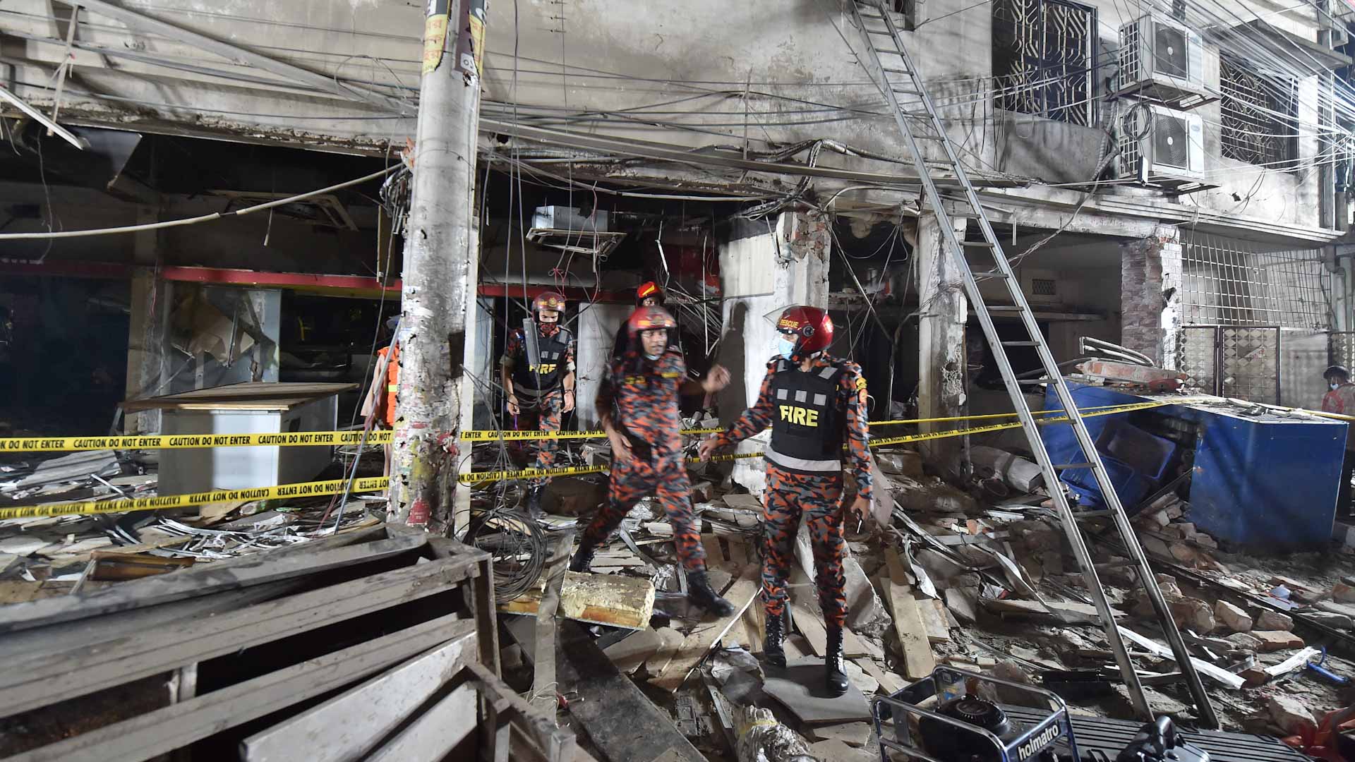 Image for the title: Seven killed, many injured in blast in Bangladesh 