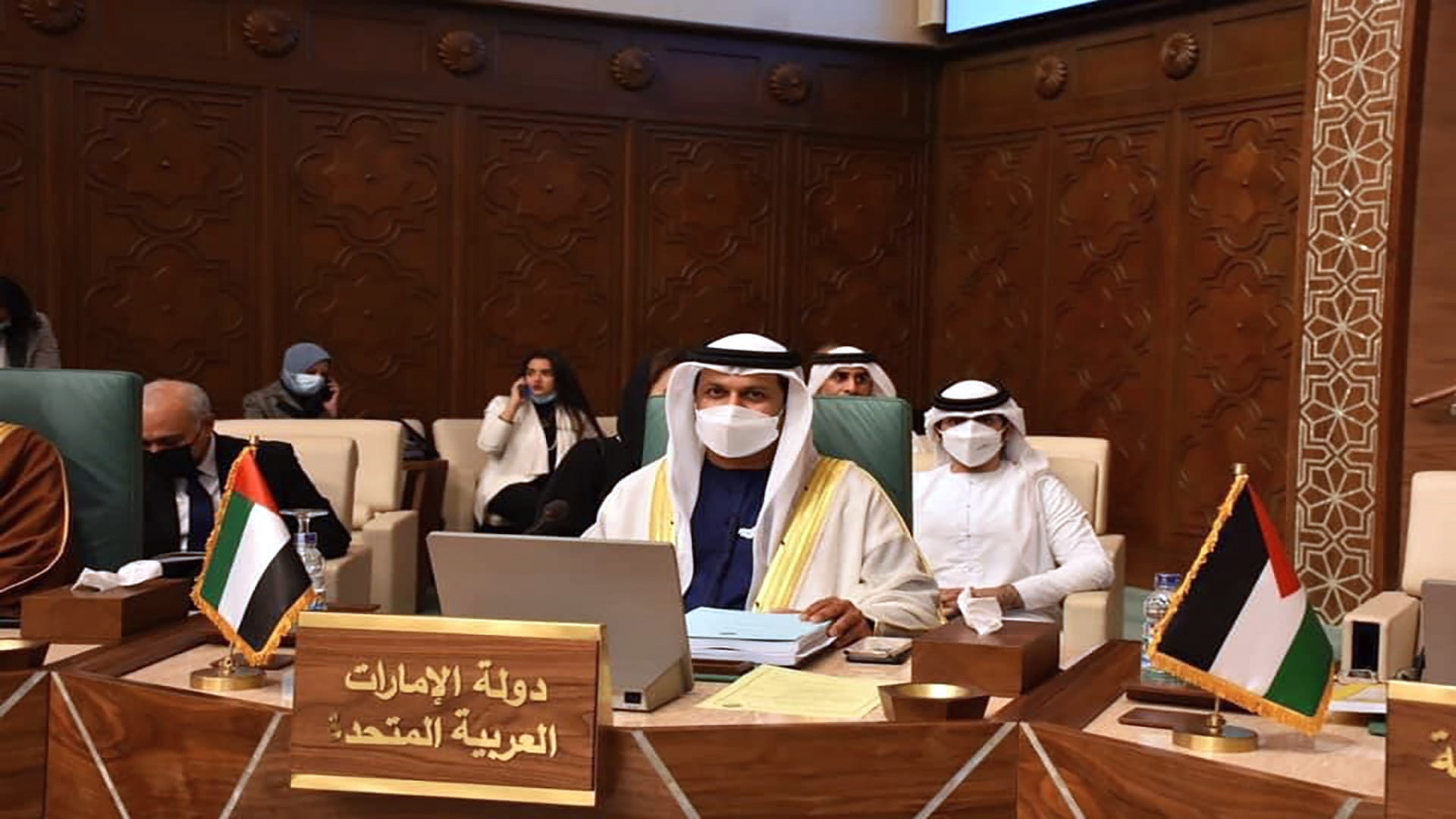 Image for the title: UAE participates in meeting of Arab League Council 