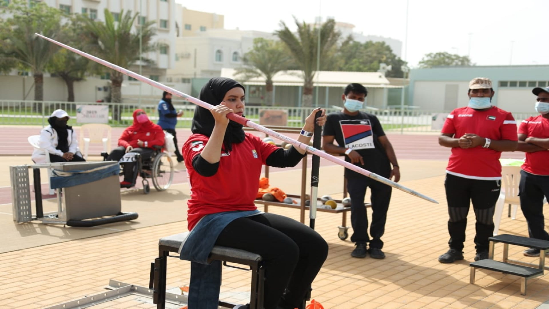 Image for the title: Al Thiqa Club records great results in Athletics Championship 