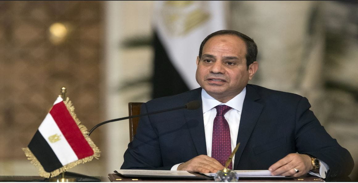 Image for the title: Egypt President condoles Mohammed bin Rashid on death of Hamdan 