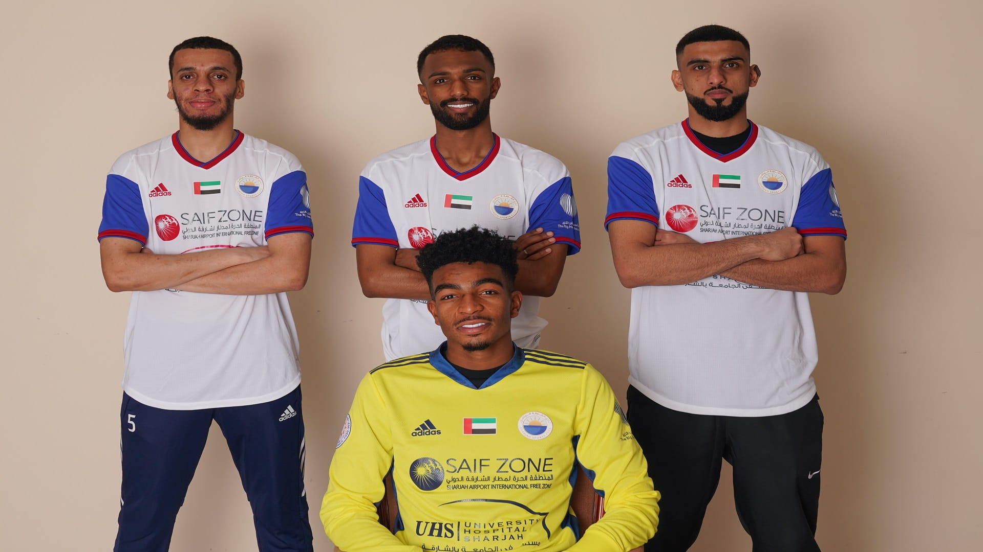 Image for the title: Sharjah Club renews contracts of 4 players  