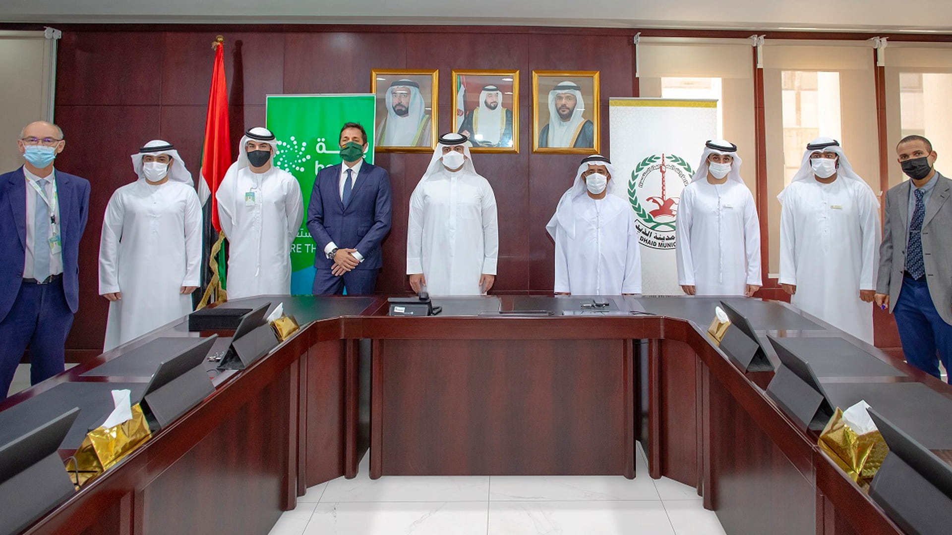 Image for the title: Al Dhaid Municipality, Bee’ah cooperate in Waste Management 