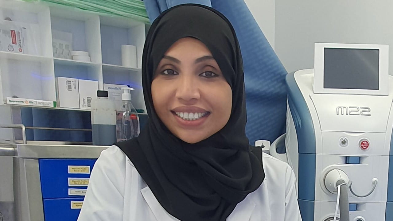 Image for the title: Noura Salem:AQU regenerative dept offers smart dressings 